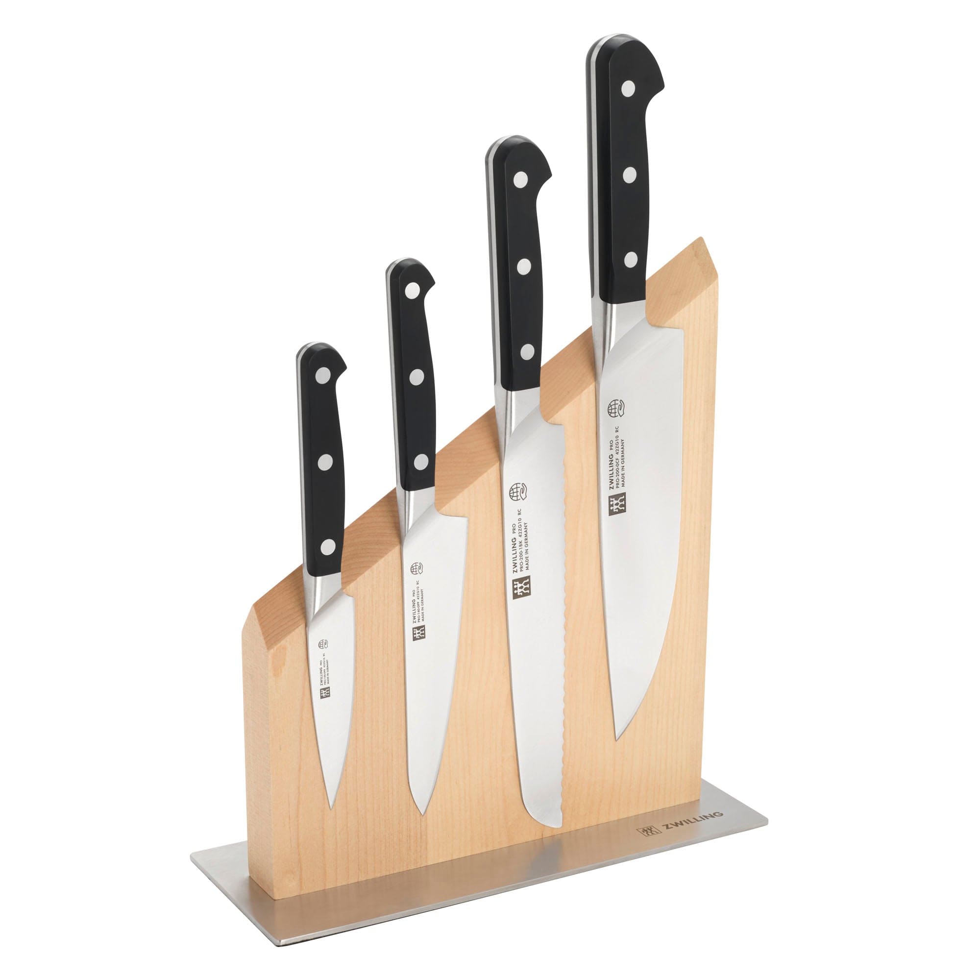 Zwilling Pro RC 5-pc Magnetic Knife Block Set