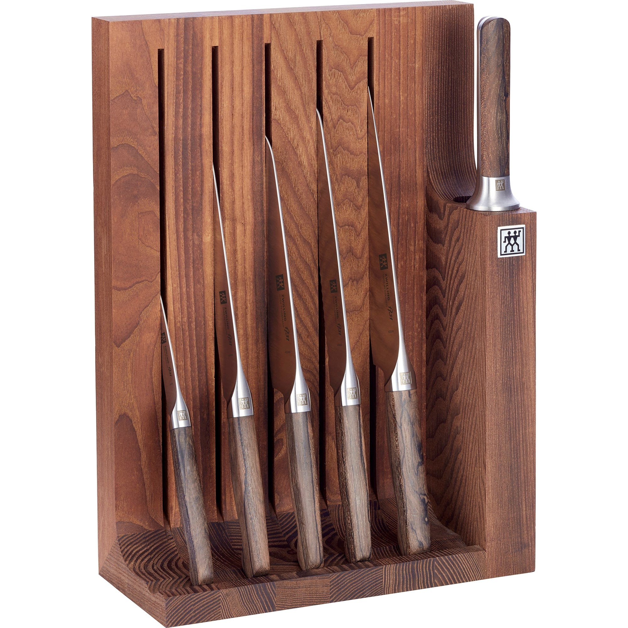 Zwilling 1731 7-pc Block Ziricote Wood Knife Set