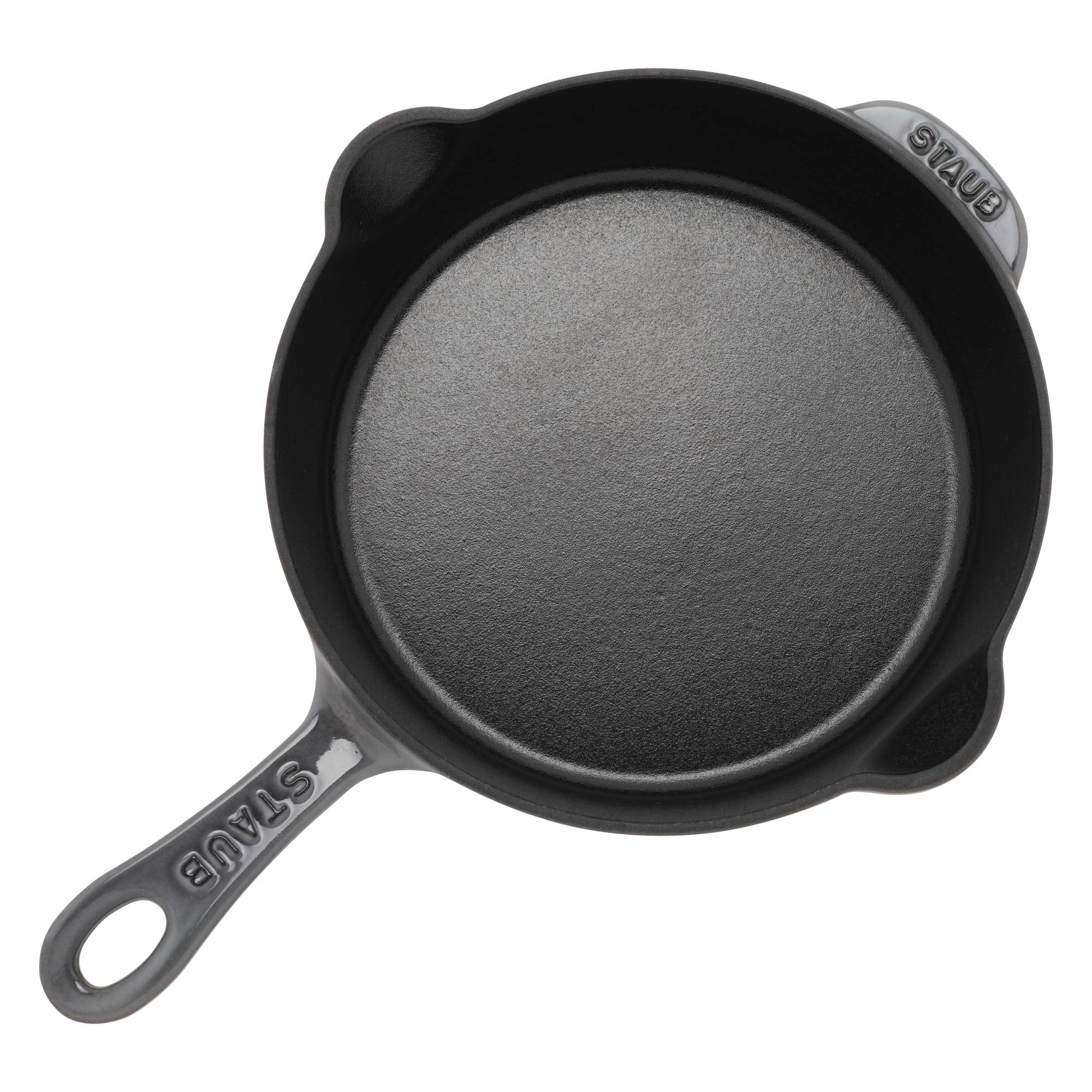 Staub Cast Iron 8.5-inch Traditional Deep Skillet - Graphite Grey