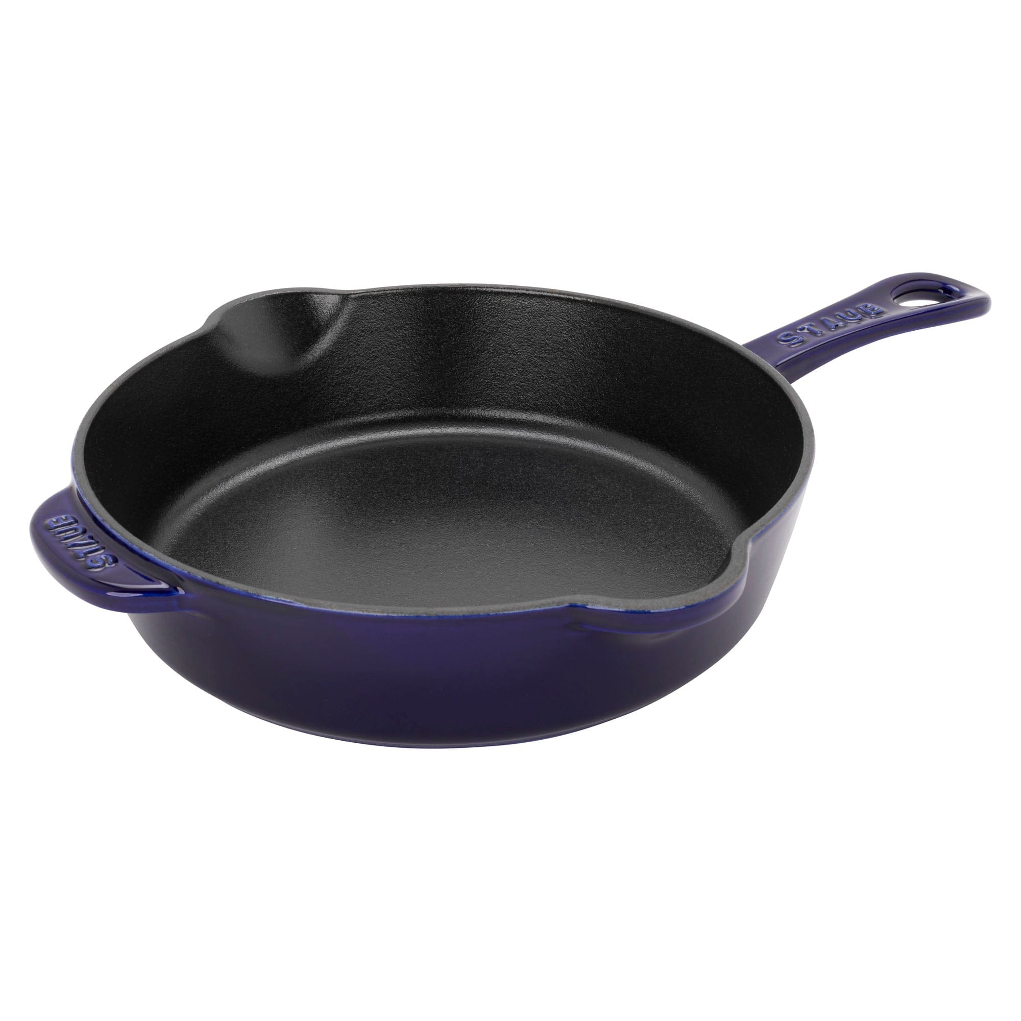 Staub Cast Iron 8.5-inch Traditional Deep Skillet - Dark Blue