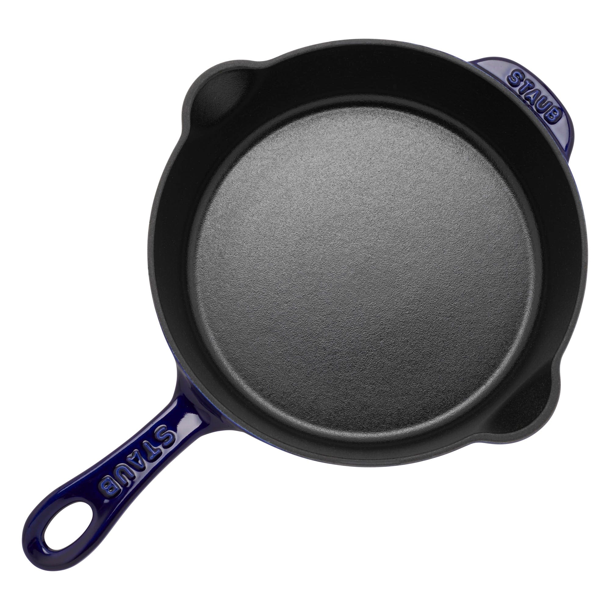 Staub Cast Iron 8.5-inch Traditional Deep Skillet - Dark Blue