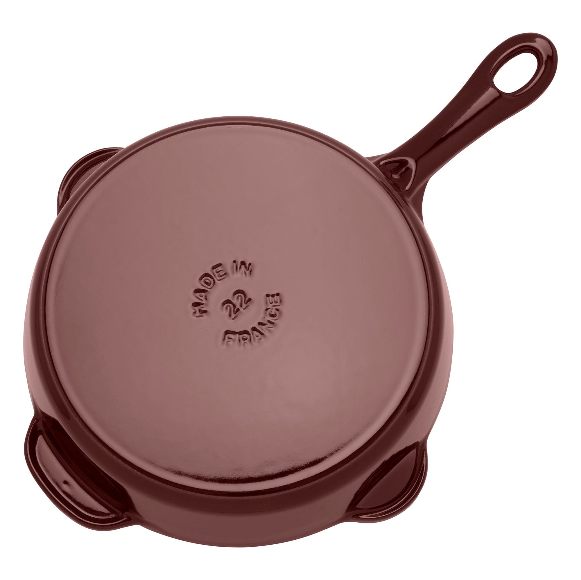 Staub Cast Iron 8.5-inch Traditional Deep Skillet - Grenadine