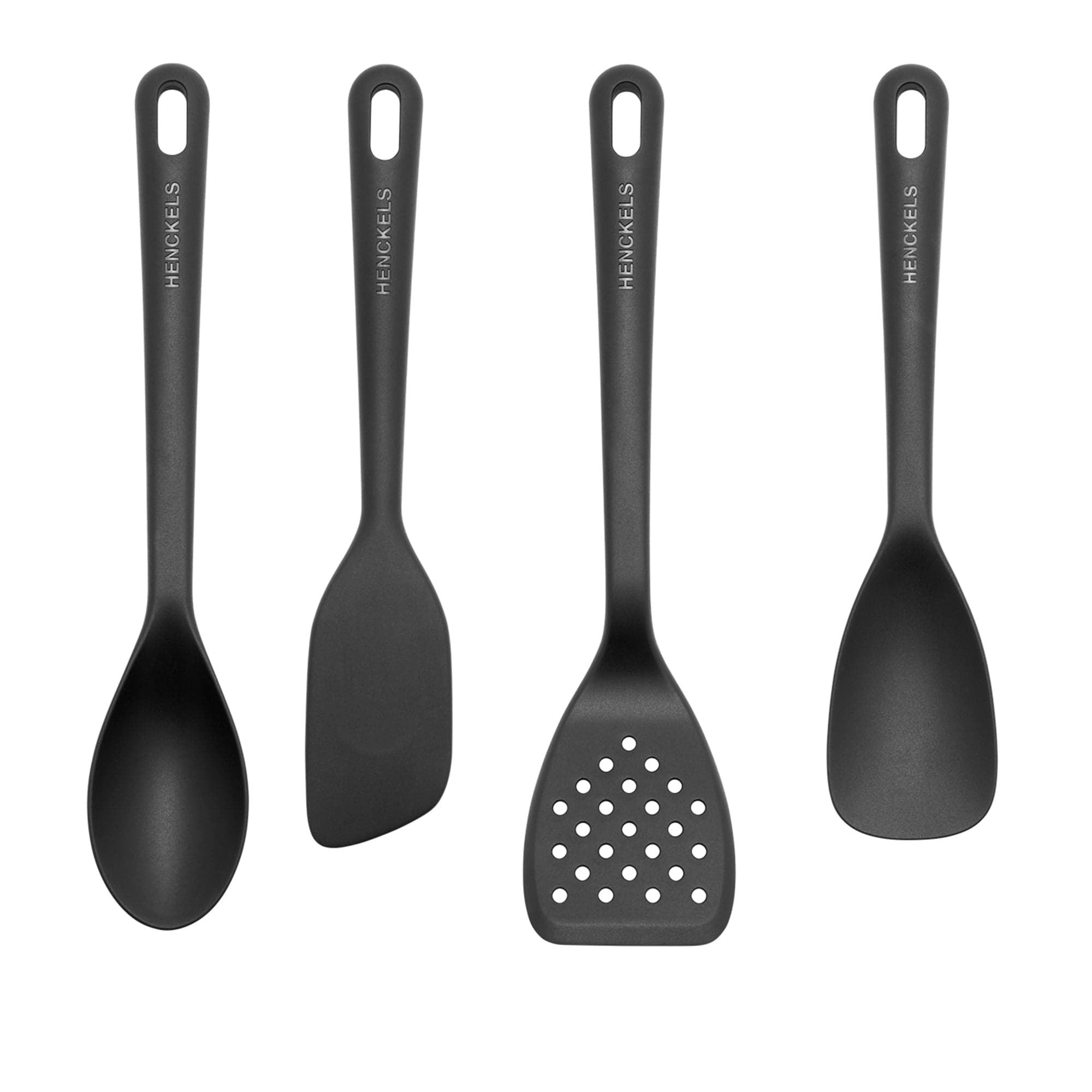 Henckels Silicone Onyx 4-pc Chef's Cooking Utensil Set, BPA-Free