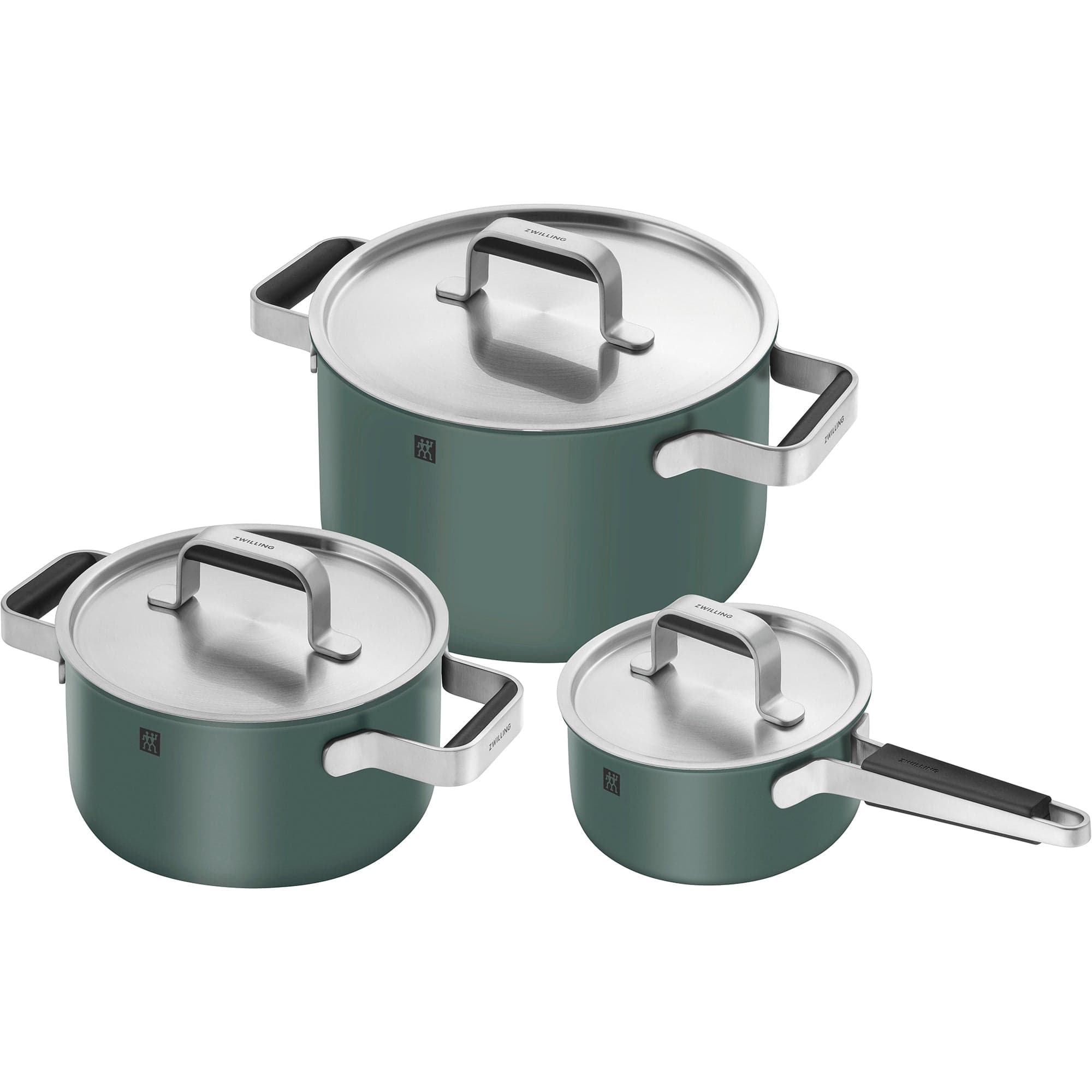 Zwilling Pure 6-pc Stainless Steel Cookware Set, Green