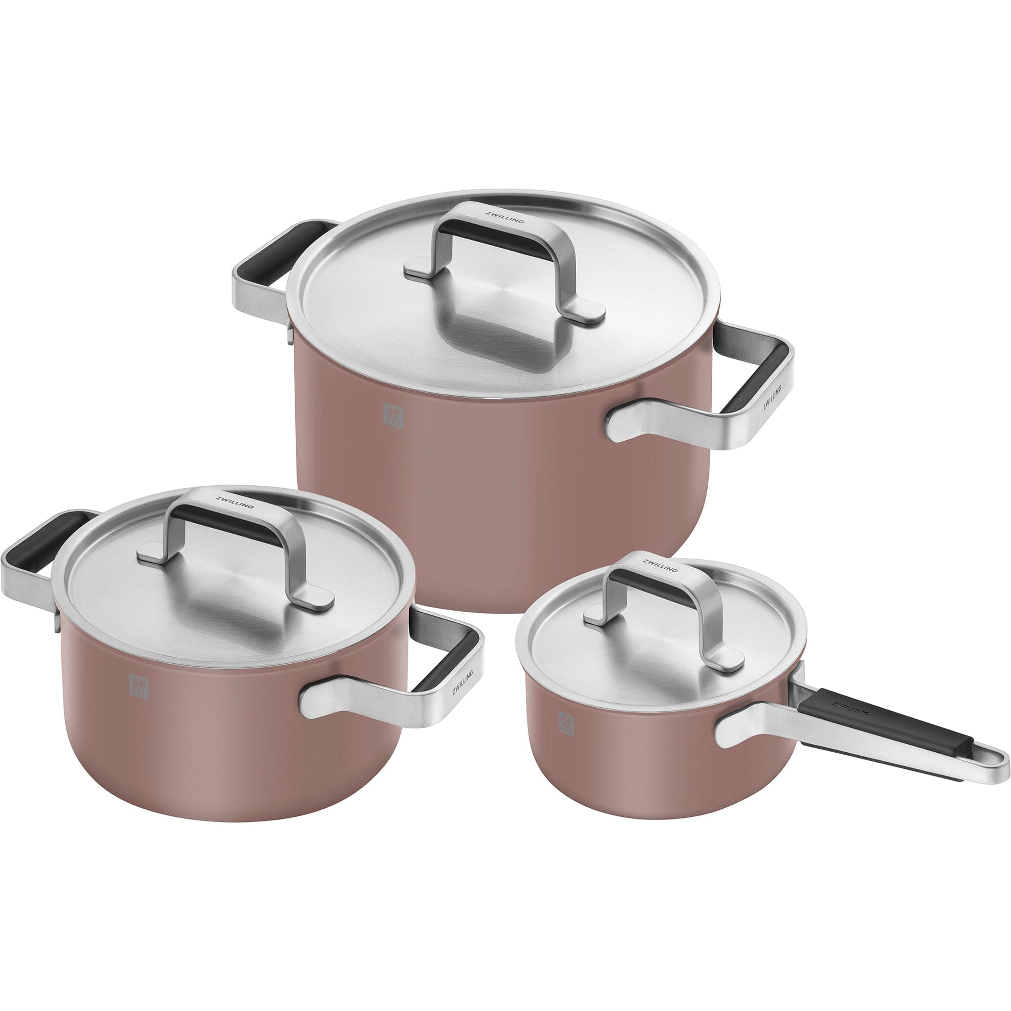 Zwilling Pure 6-pc Stainless Steel Cookware Set, Rose