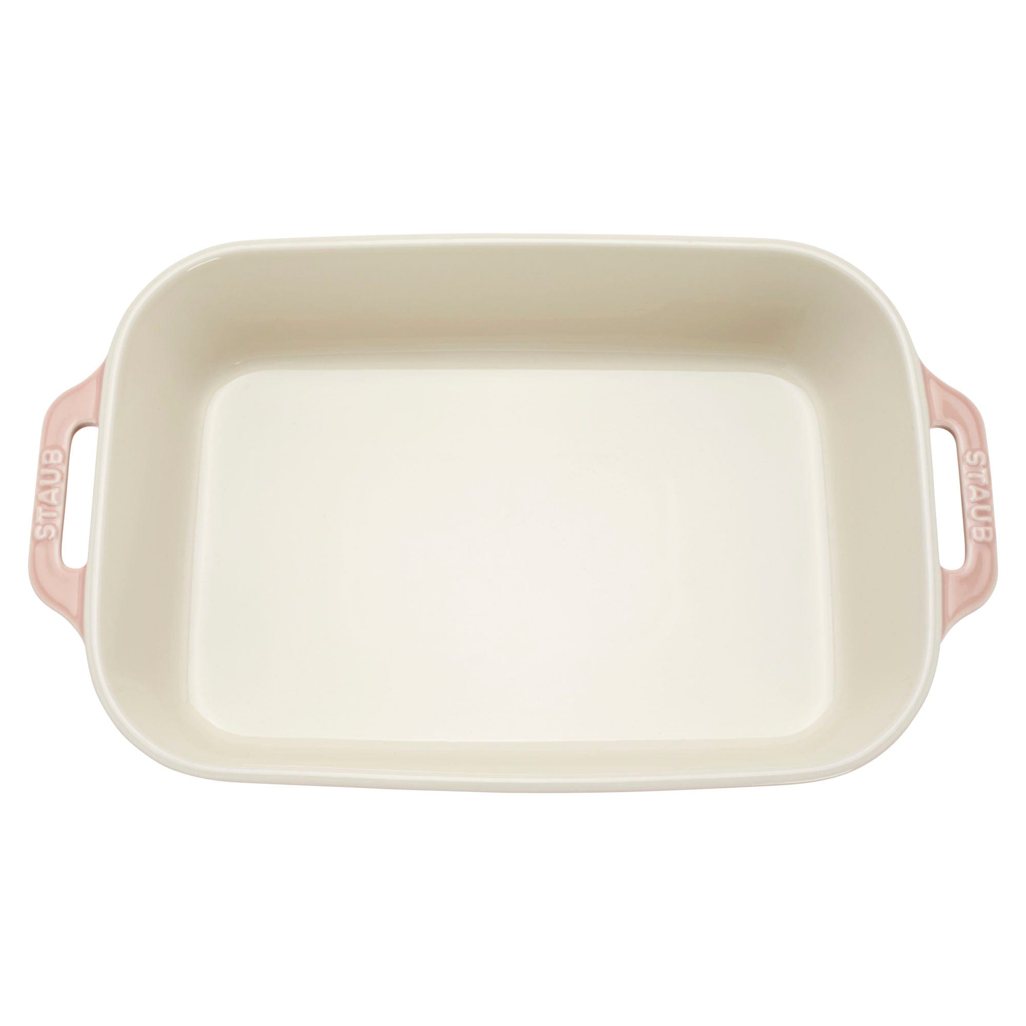 Staub Ceramic 3-pc Rectangular Baking Dish Set - Macaron Pastel Pink