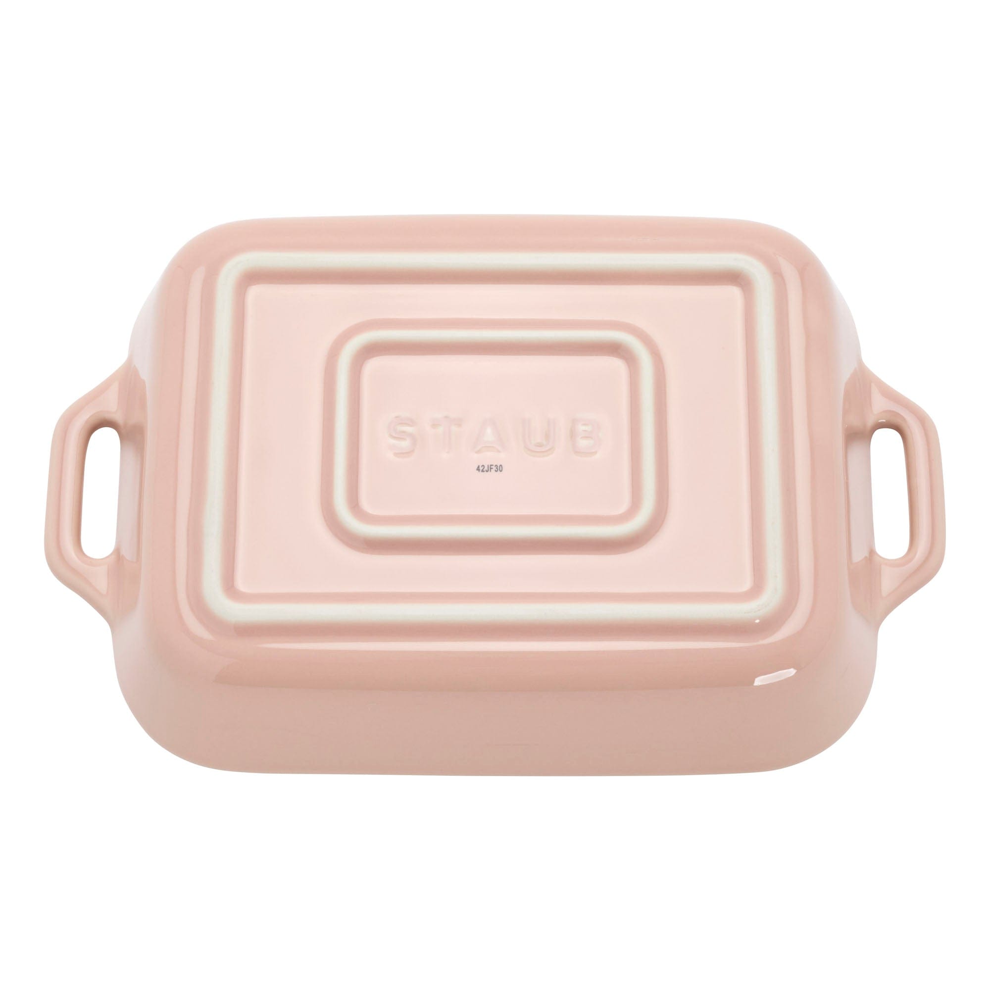 Staub Ceramic 3-pc Rectangular Baking Dish Set - Macaron Pastel Pink