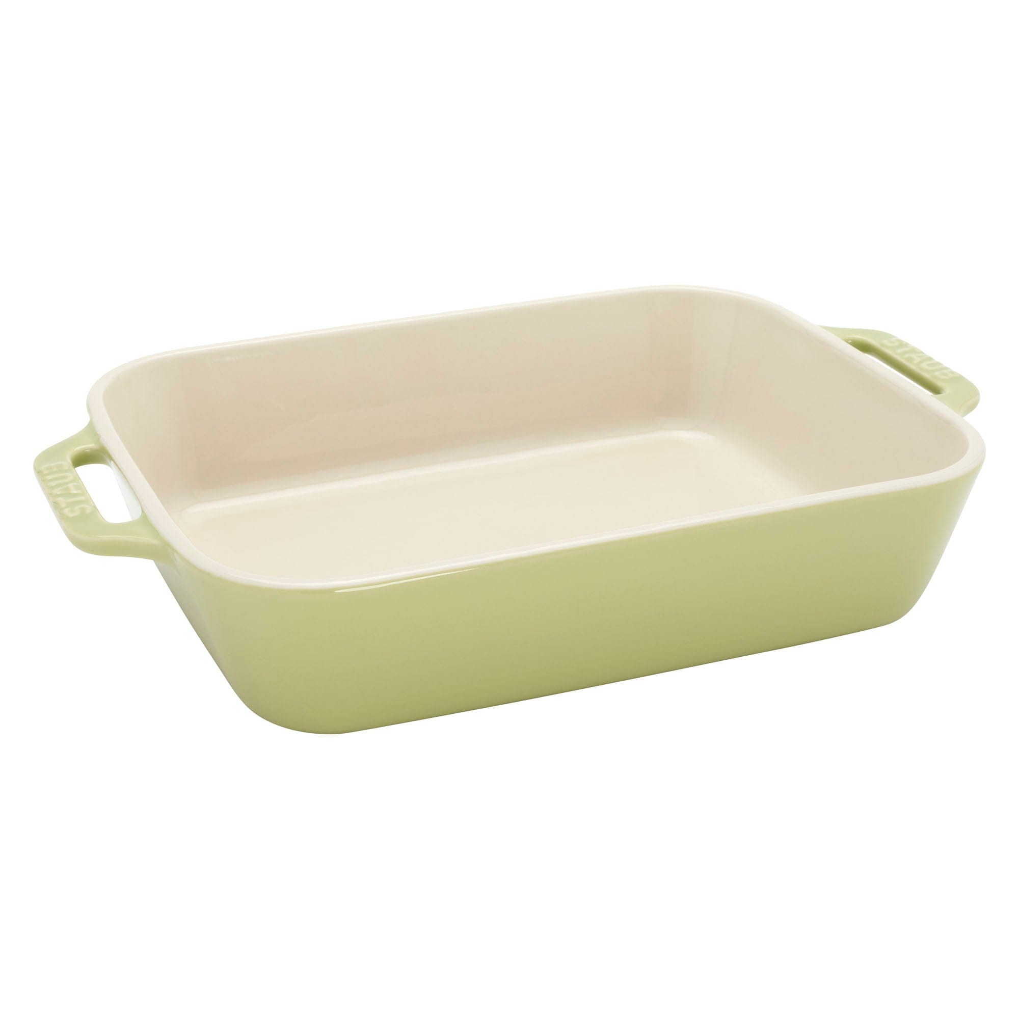 Staub Ceramic 3-pc Rectangular Baking Dish Set - Macaron Pastel Green