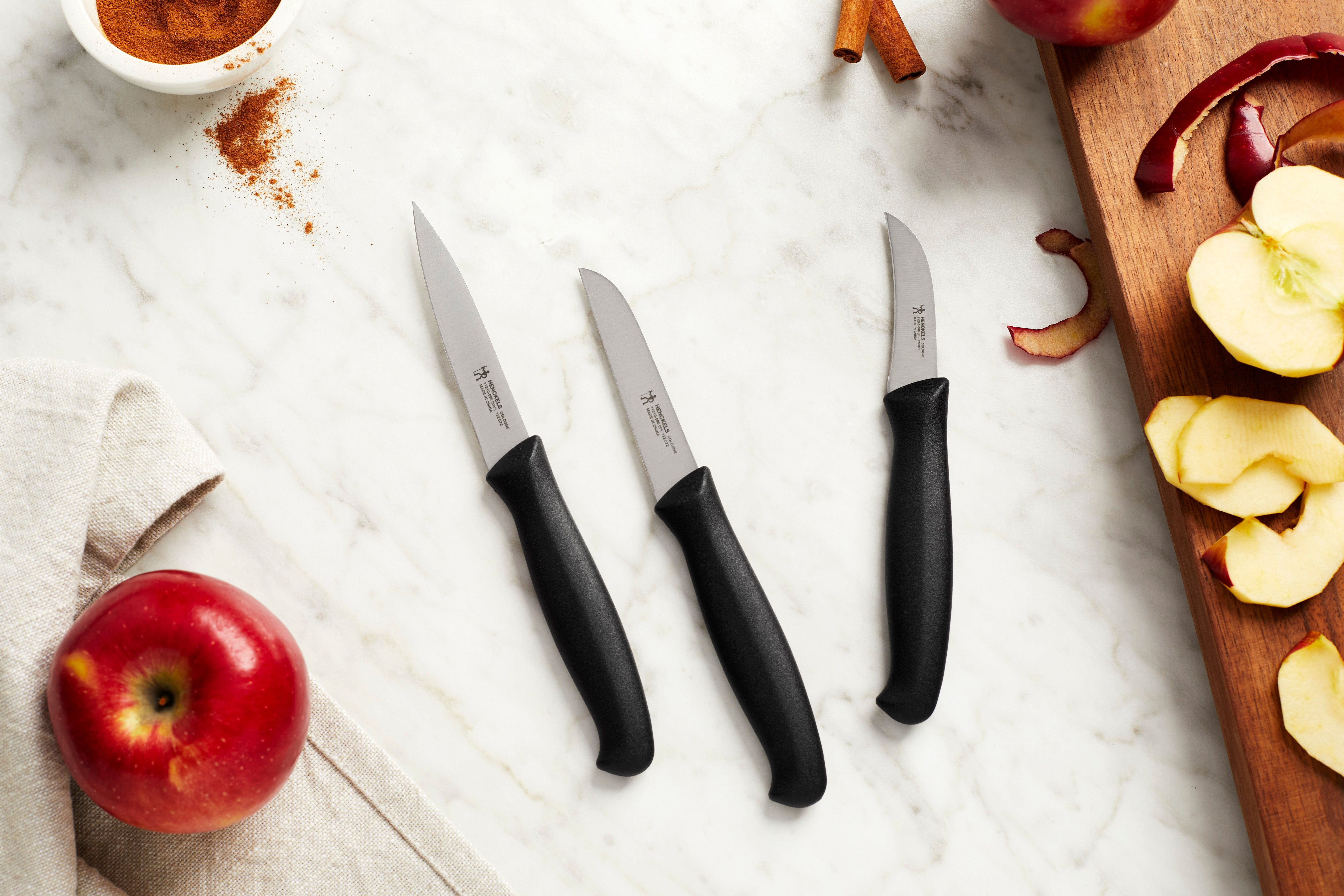 Henckels 3-pc Paring Knife Set - Black