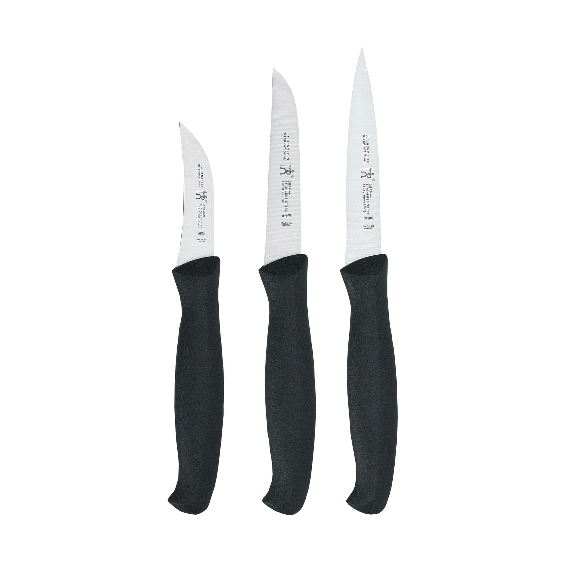 Henckels 3-pc Paring Knife Set - Black