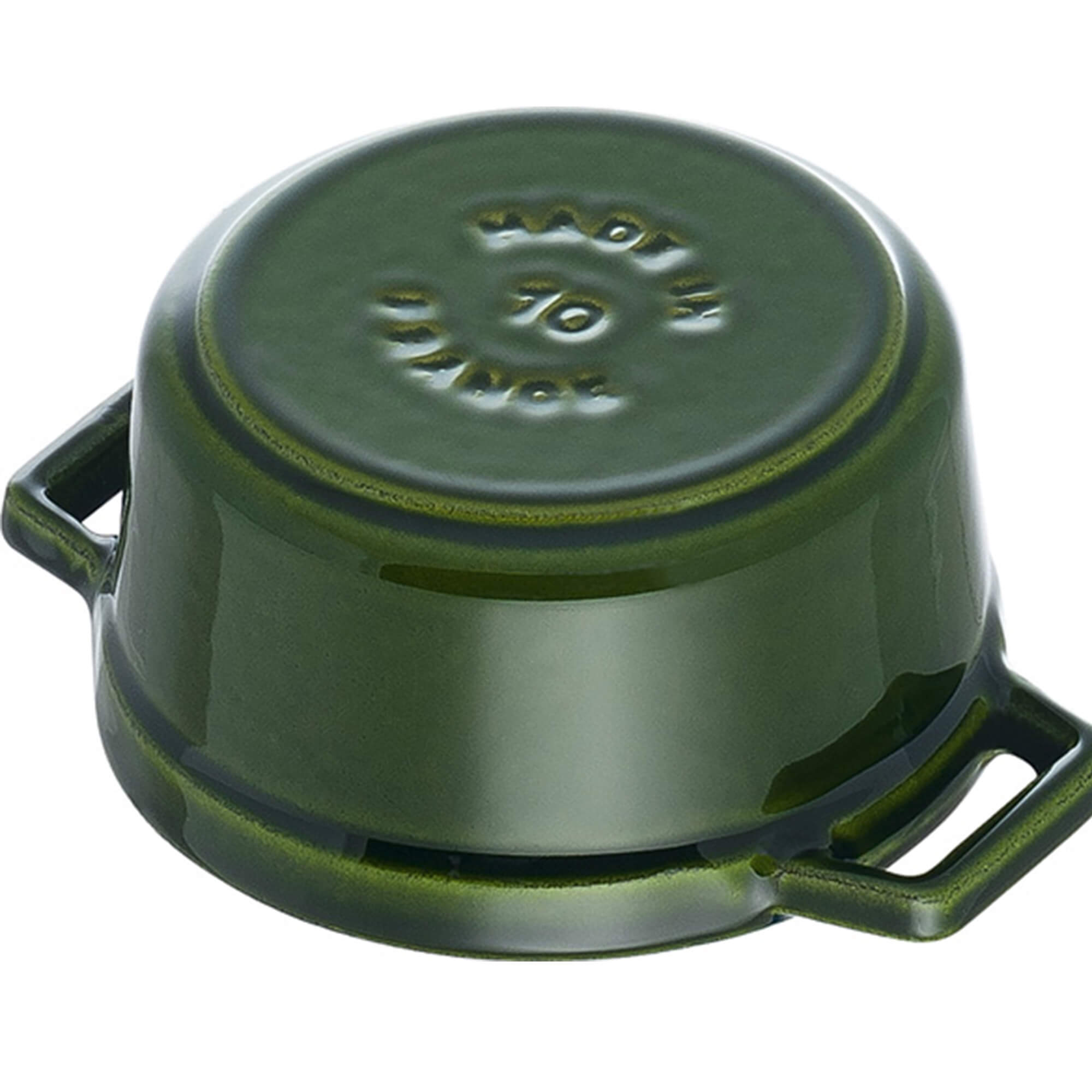 Staub Cast Iron 0.25-qt Mini Round Cocotte - Basil