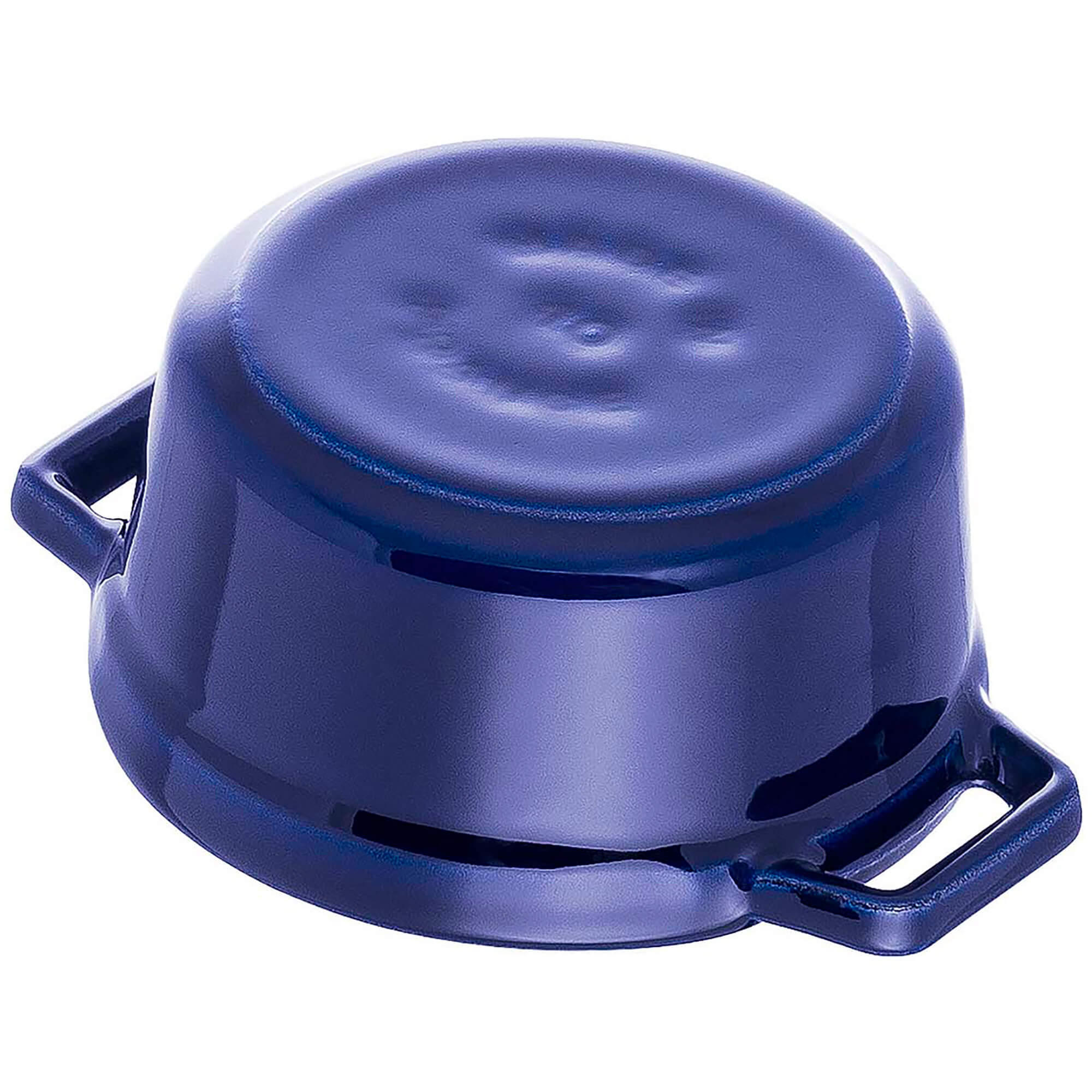 Staub Cast Iron 0.25-qt Mini Round Cocotte - Dark Blue