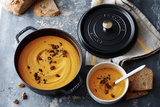 Staub Cast Iron 4-qt Round Cocotte, Dutch Oven -  Matte Black