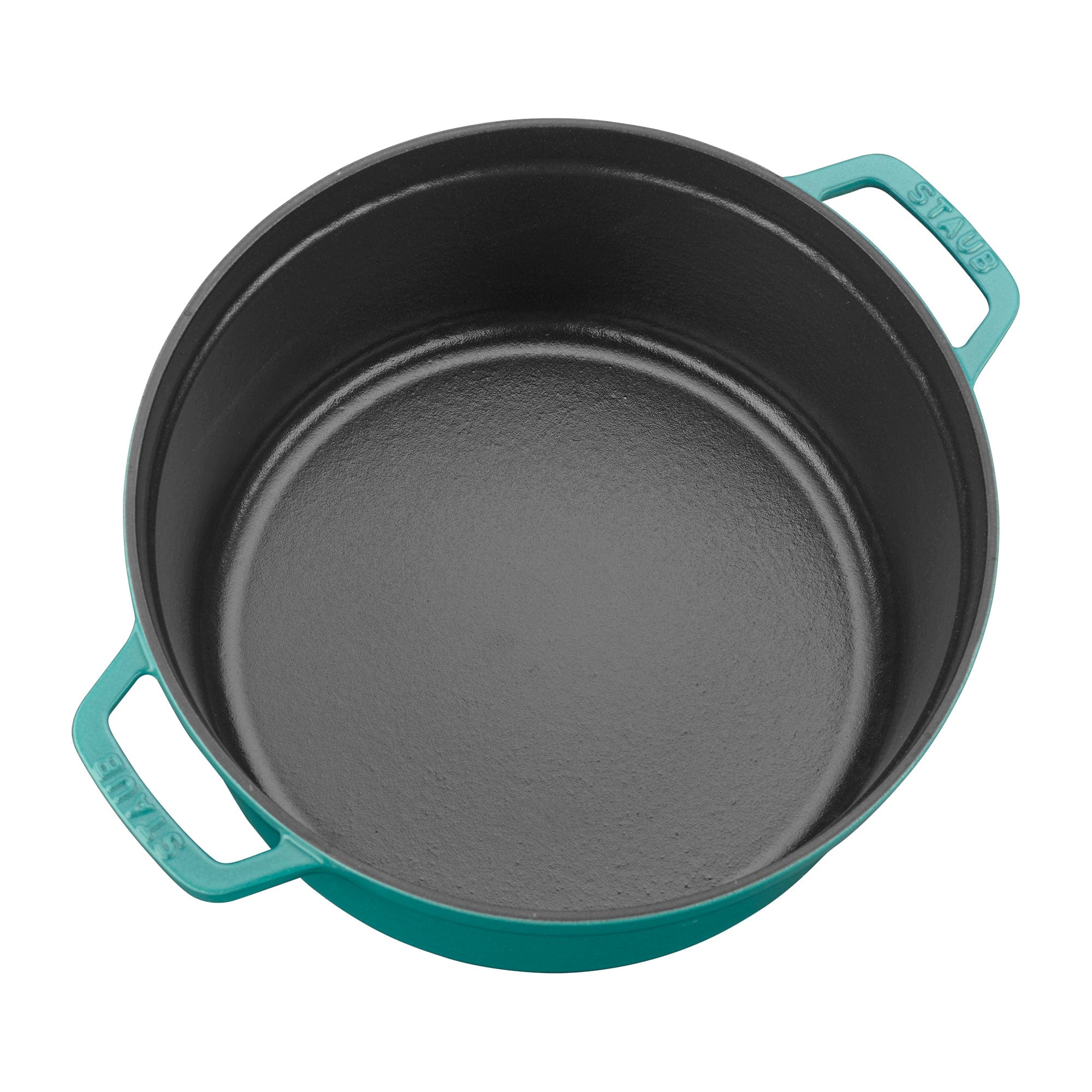 Staub Cast Iron 5.5-qt Round Cocotte - Turquoise