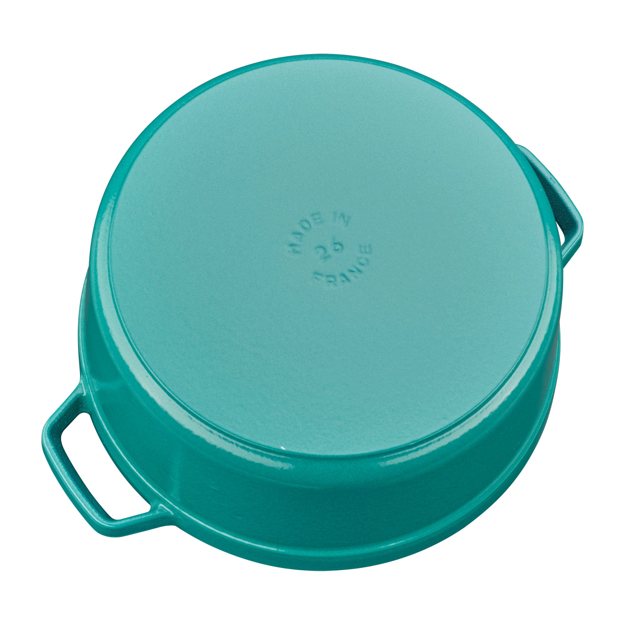 Staub Cast Iron 5.5-qt Round Cocotte - Turquoise