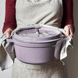 Staub Cast Iron 7-qt Round Cocotte, Dutch Oven - Lilac