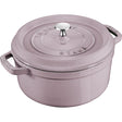Staub Cast Iron 7-qt Round Cocotte, Dutch Oven - Lilac