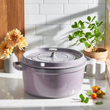 Staub Cast Iron 7-qt Round Cocotte, Dutch Oven - Lilac