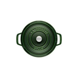 Staub Cast Iron 7-qt Round Cocotte, Dutch Oven - Basil