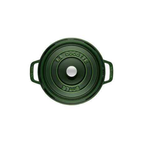 Staub Cast Iron 7-qt Round Cocotte, Dutch Oven - Basil