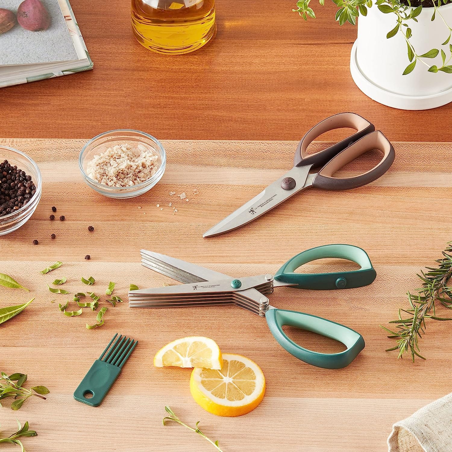 Henckels 2-pc Kitchen and Herb Shears Set