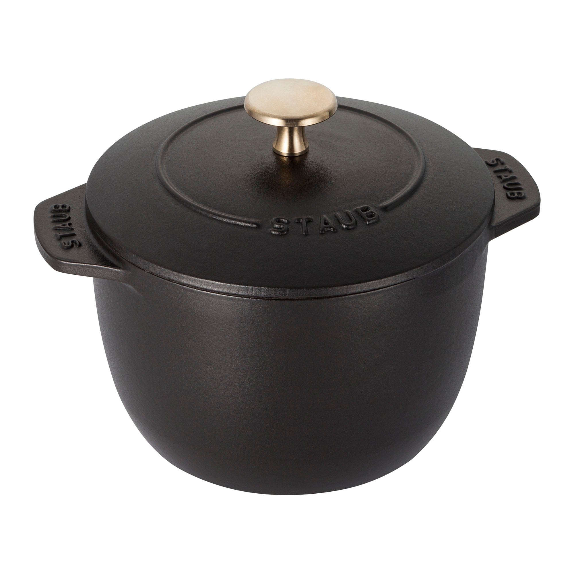 Staub Cast Iron 0.75-qt Petite French Oven - Matte Black