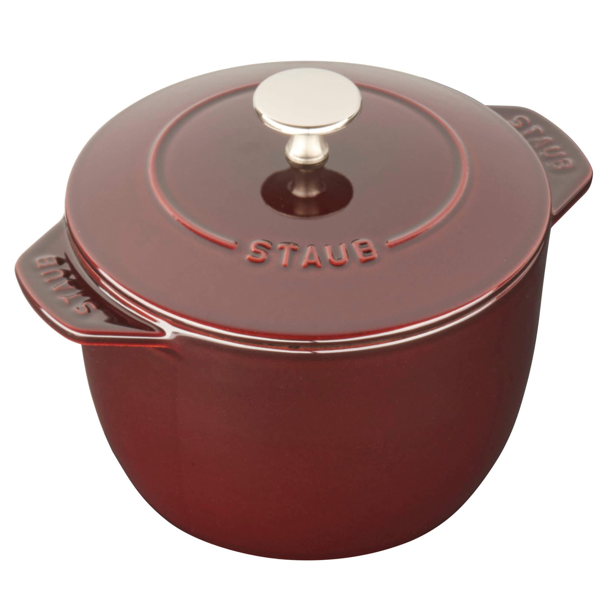 Staub Cast Iron 1.5-qt Petite French Oven - Grenadine