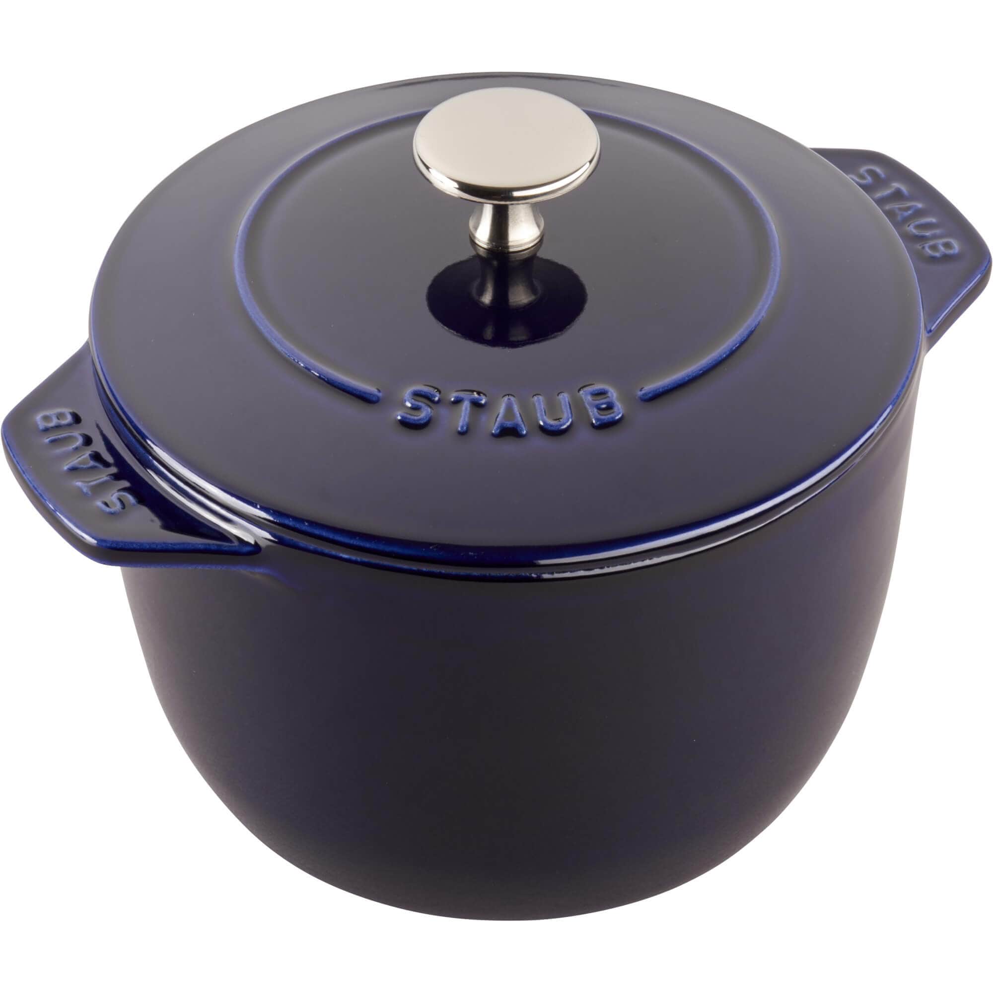 Staub Cast Iron 1.5-qt Petite French Oven - Dark Blue