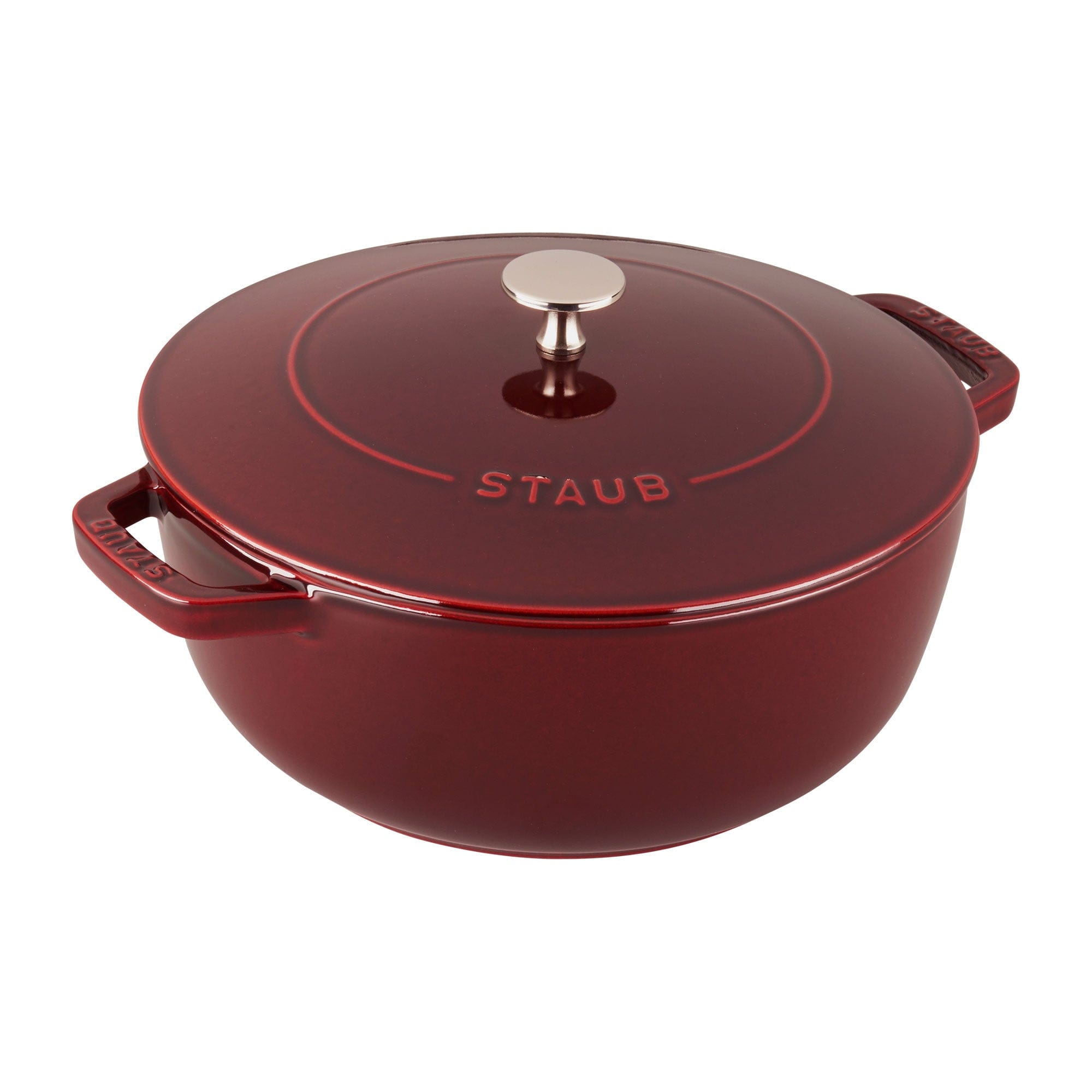 Staub Cast Iron 3.75-qt Essential French Oven - Grenadine