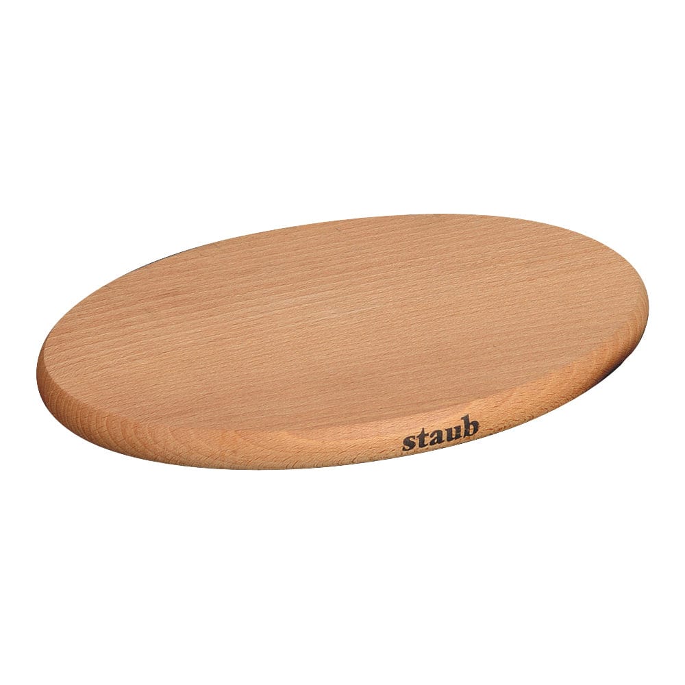 Staub 8.25-inch Oval Magnetic Wood Trivet