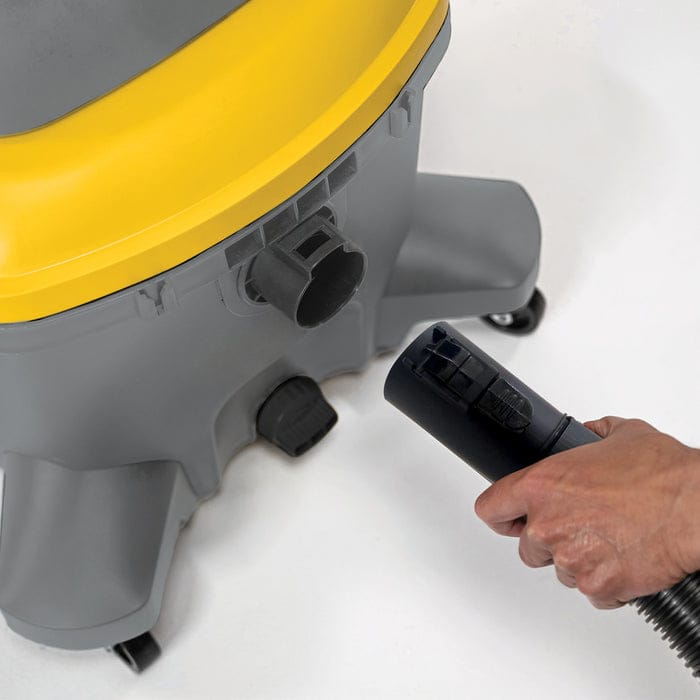 Koblenz WD 12 C4 12-Gallon 6.0 PHP Contractor Wet/Dry Vacuum Cleaner, Gray and Yellow