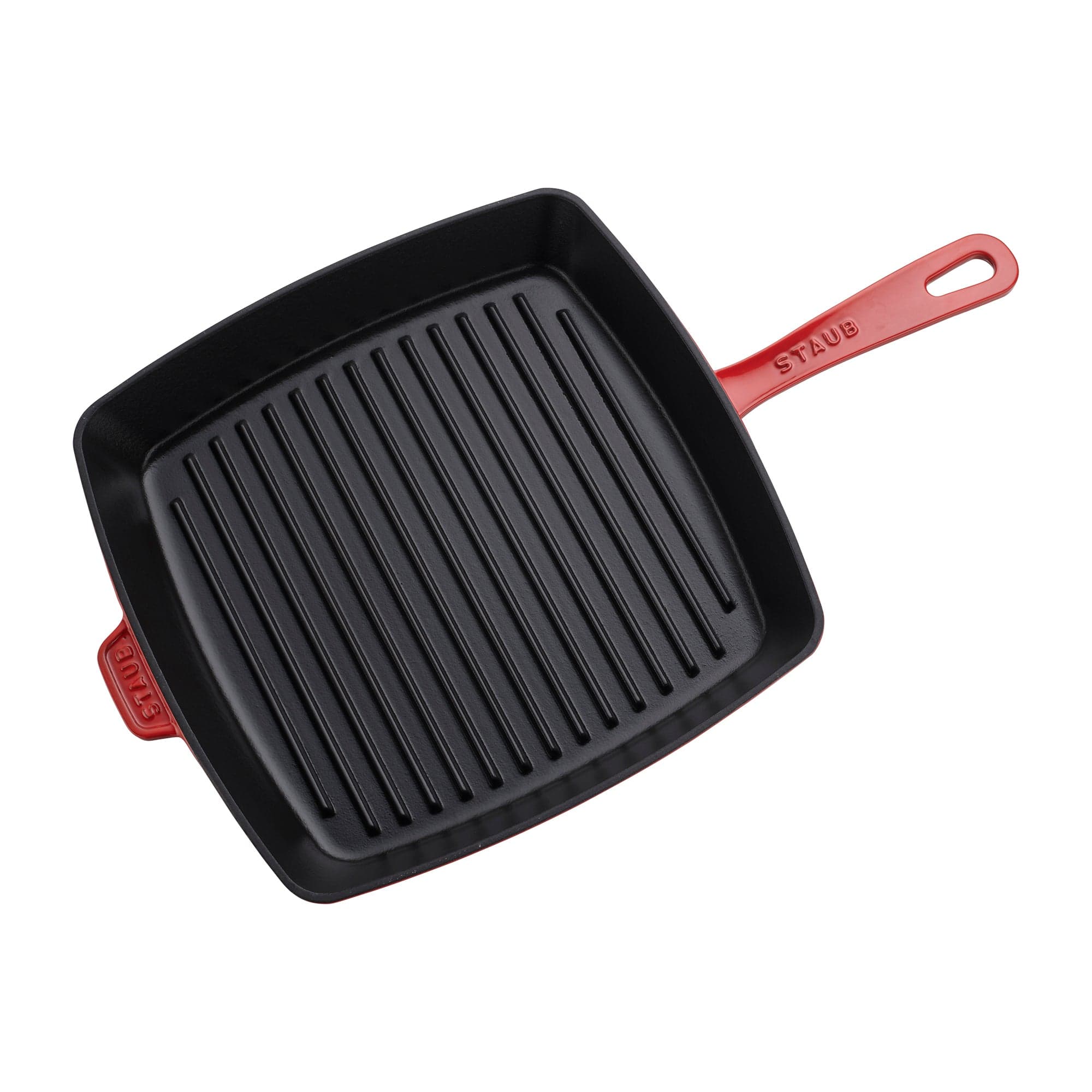 Staub Cast Iron 12-inch Square Grill Pan - Cherry