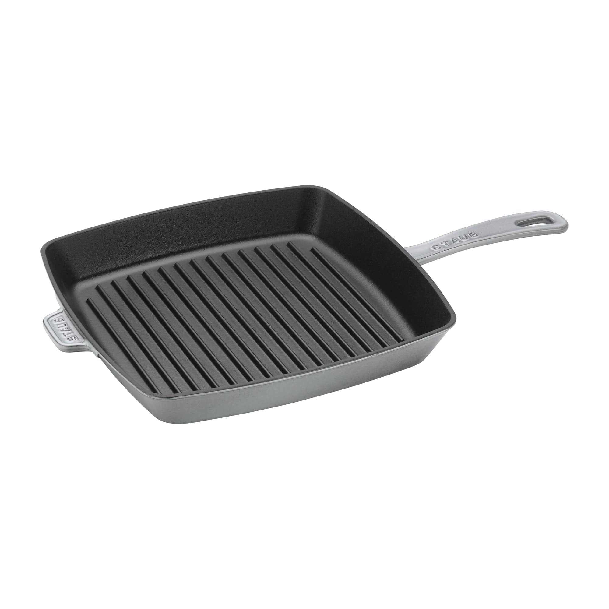 Staub Cast Iron 12-inch Square Grill Pan - Graphite Grey