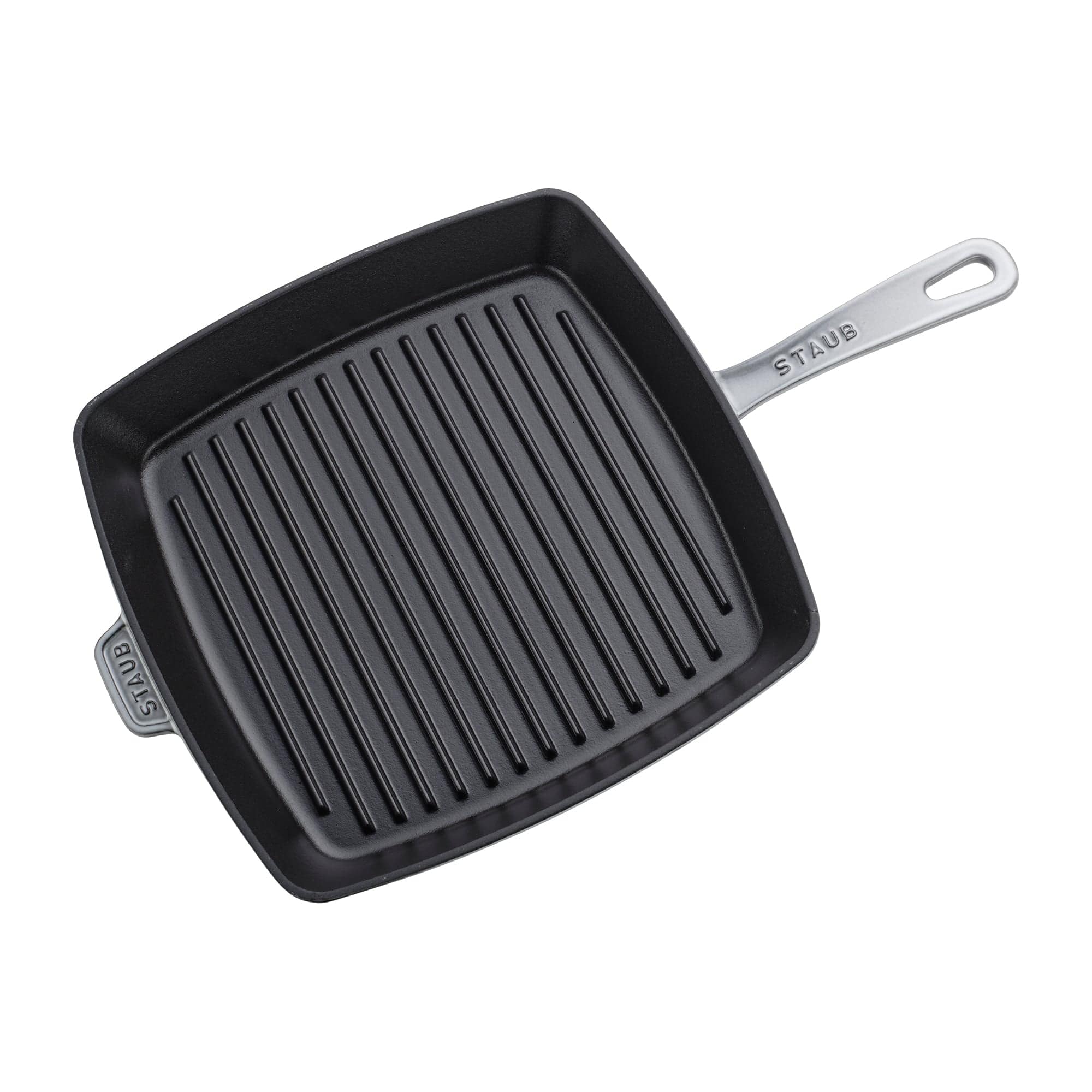 Staub Cast Iron 12-inch Square Grill Pan - Graphite Grey