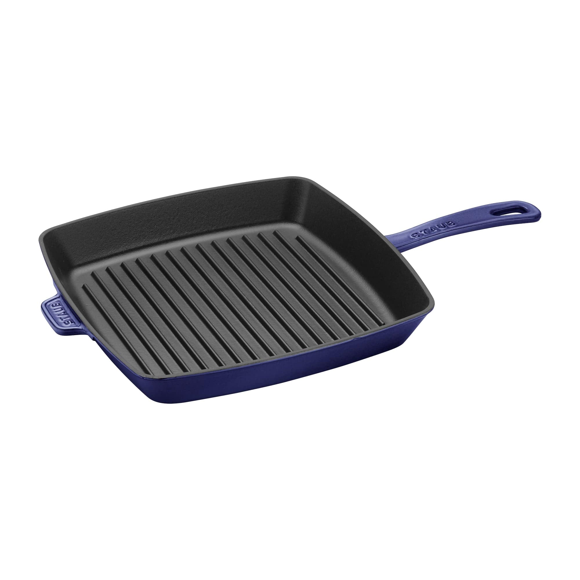 Staub Cast Iron 12-inch Square Grill Pan - Dark Blue