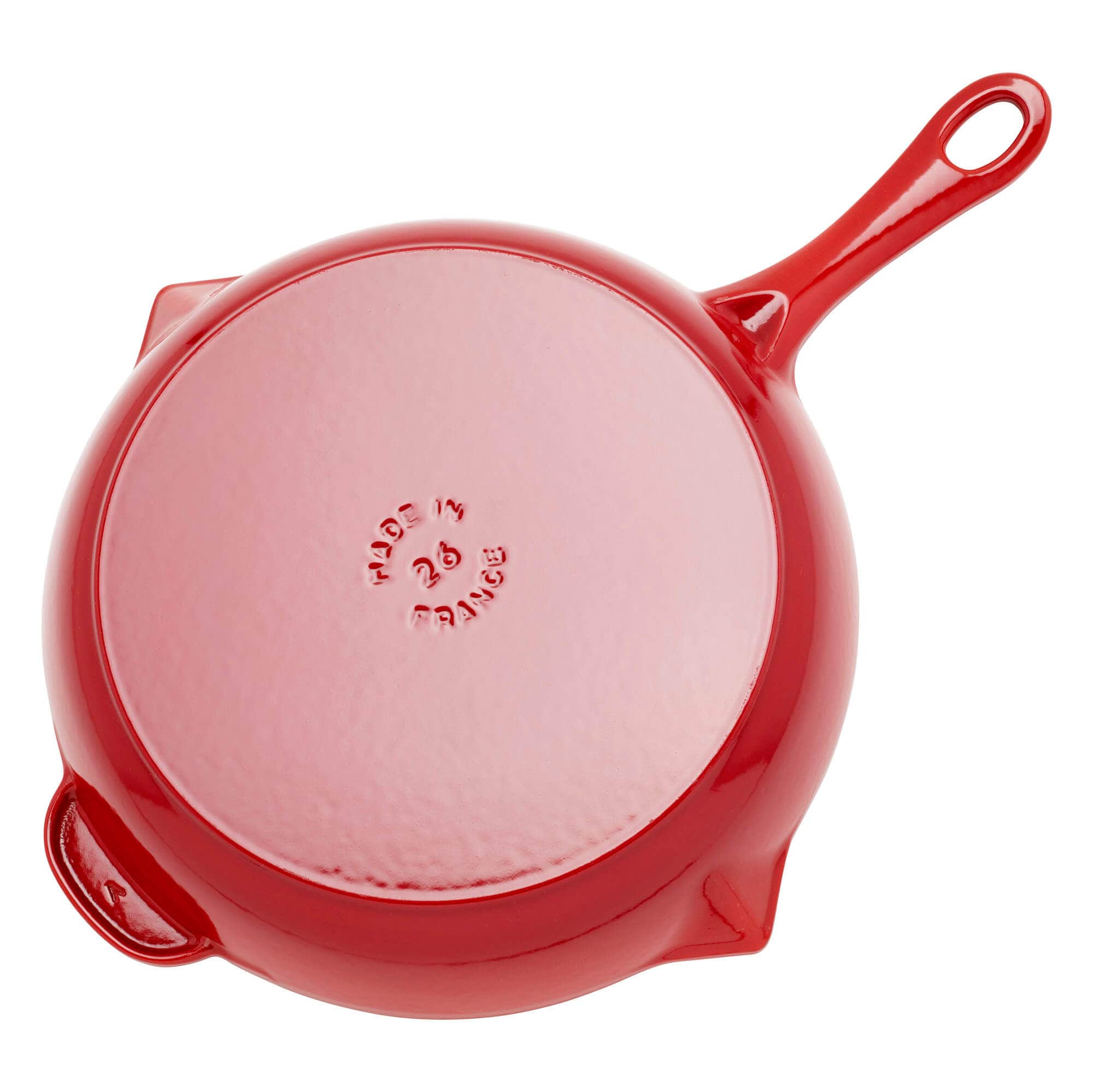 Staub Cast Iron 10-inch Fry Pan - Cherry