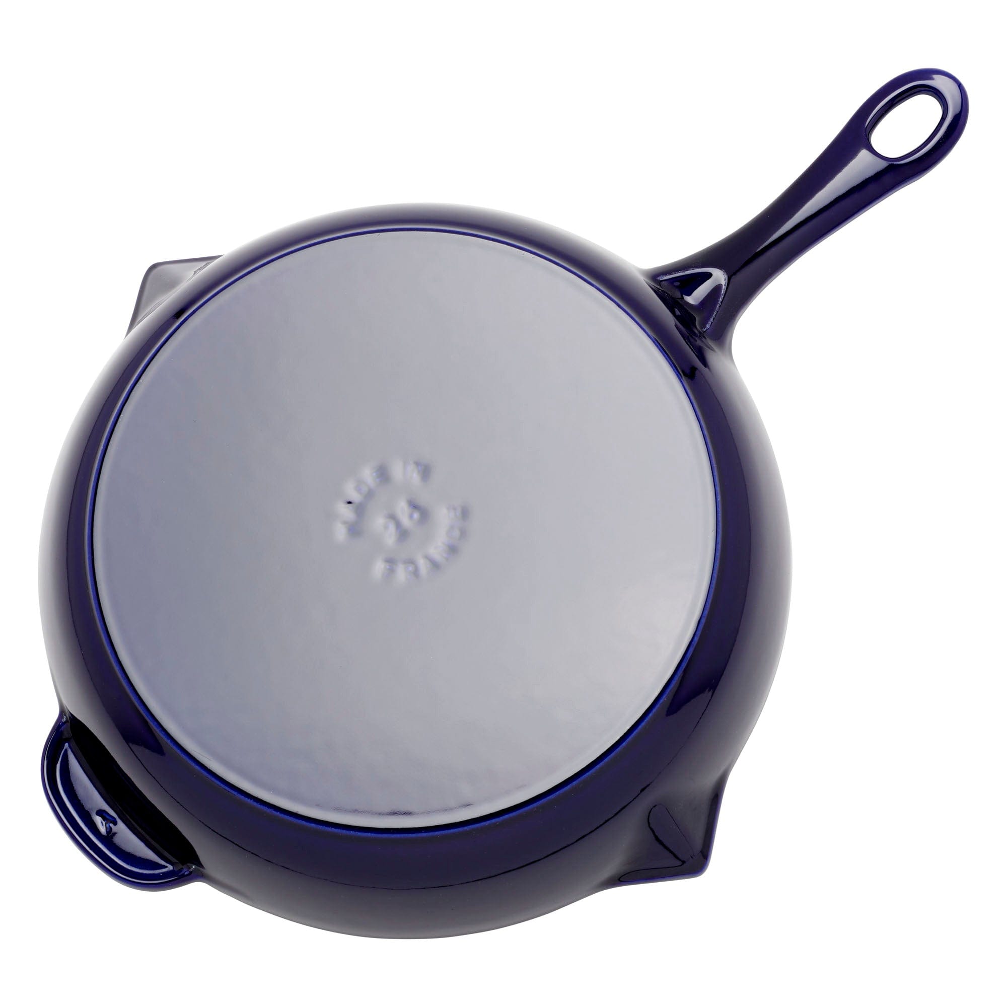 Staub Cast Iron 10-inch Fry Pan - Dark Blue