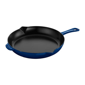 Staub Cast Iron 12-inch Fry Pan - Dark Blue