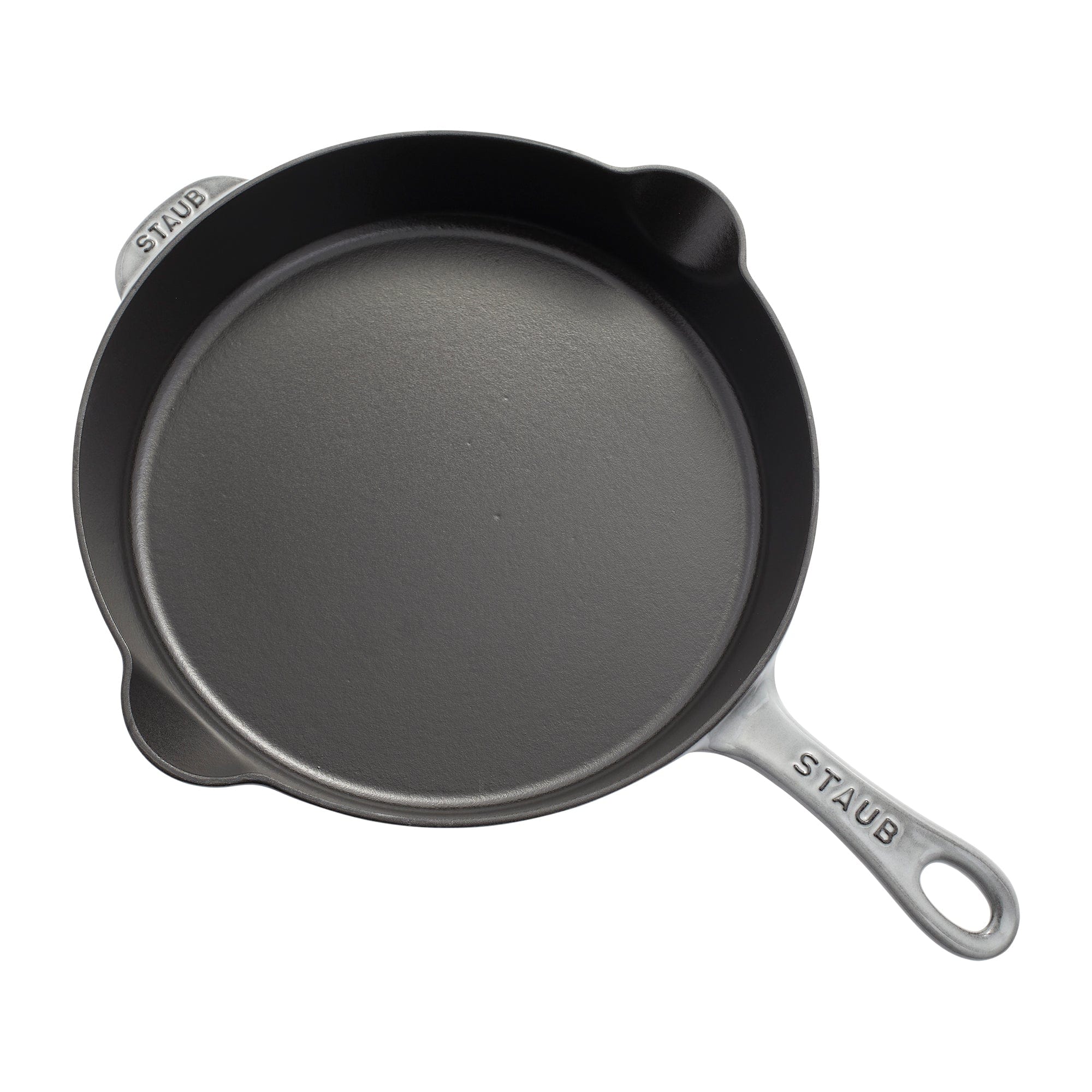 Staub Cast Iron 11-inch Traditional Skillet - Graphite Grey