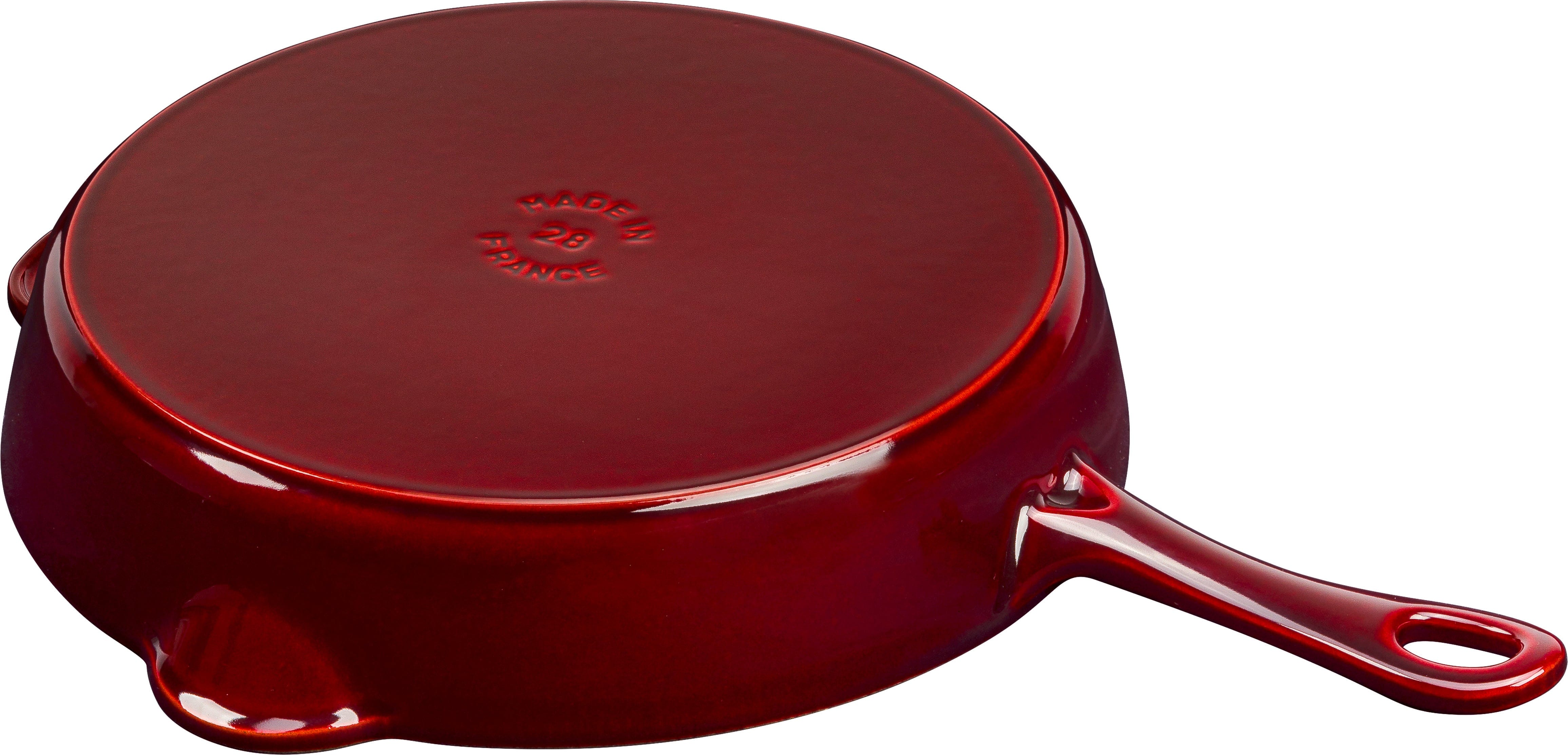 Staub Cast Iron 11-inch Traditional Skillet - Grenadine