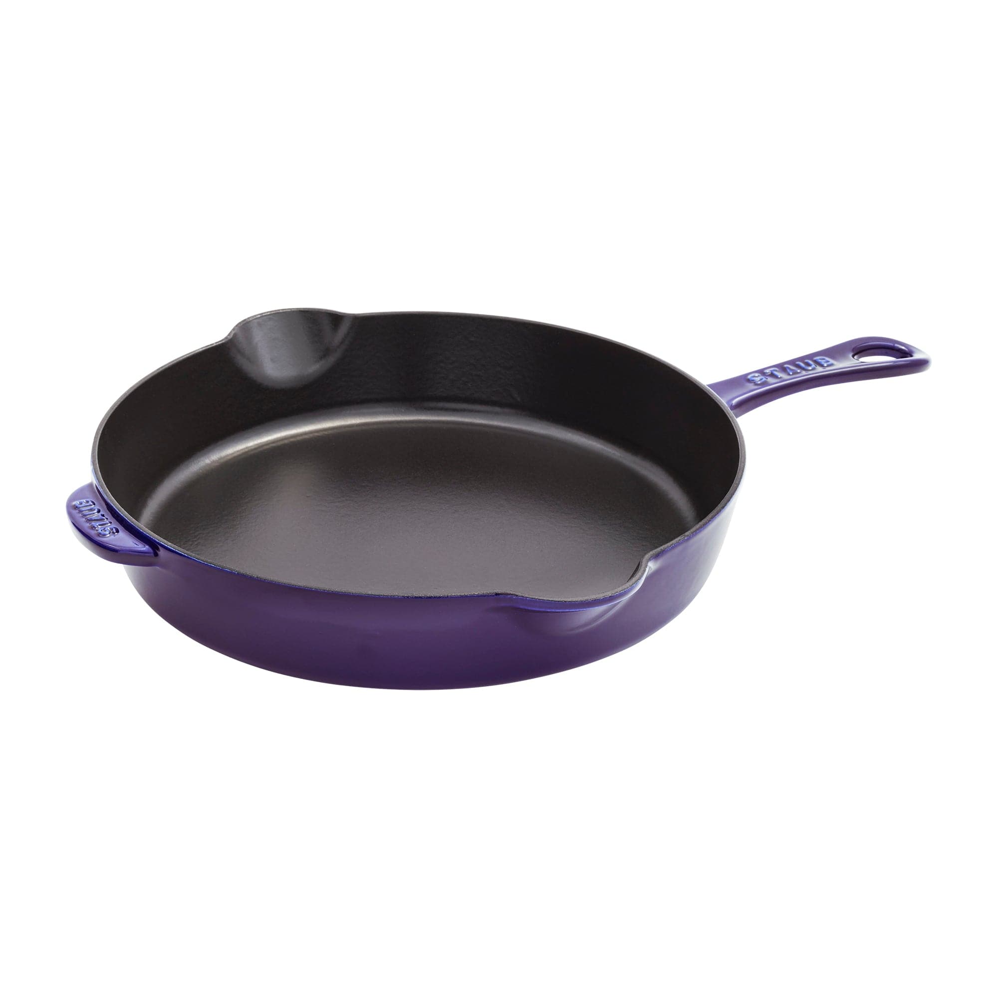 Staub Cast Iron 11-inch Traditional Skillet - Dark Blue