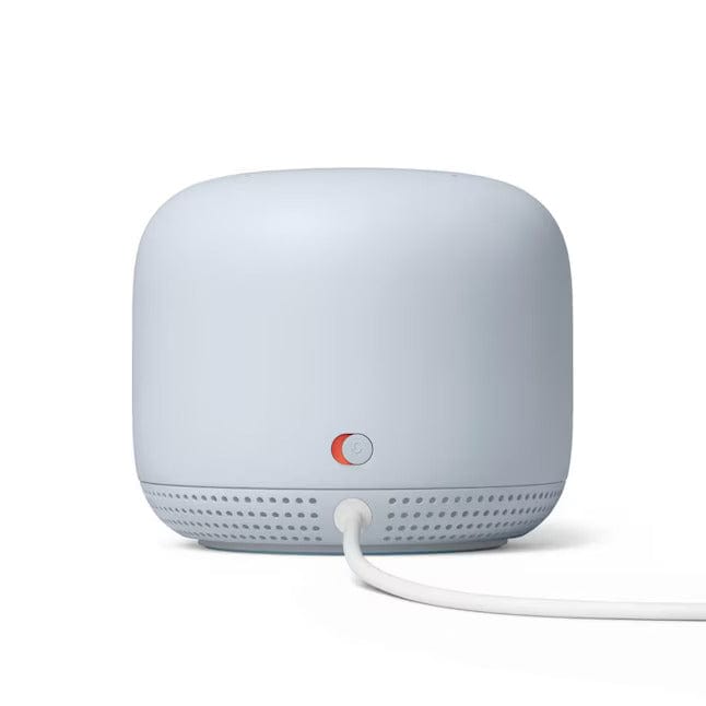 Google Nest Wi-Fi Add-On Point Range Extender with Google Assistant, Smart Tech, 1600 Sq. Ft. Coverage Area, Mist - Refurbished