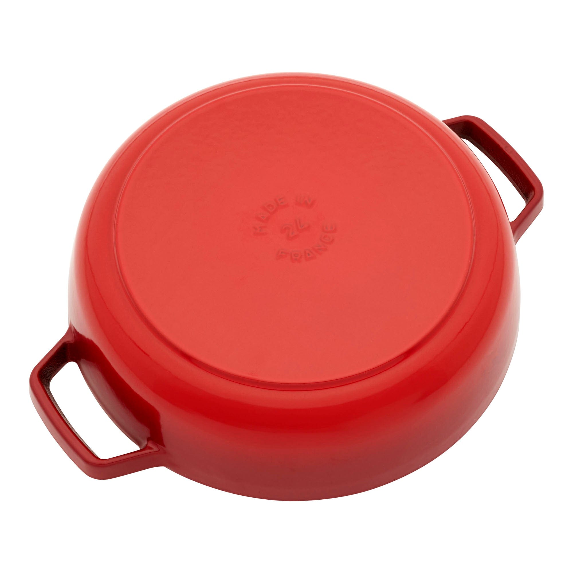 Staub Cast Iron 2.5-qt Braiser with Dragon Lid - Cherry