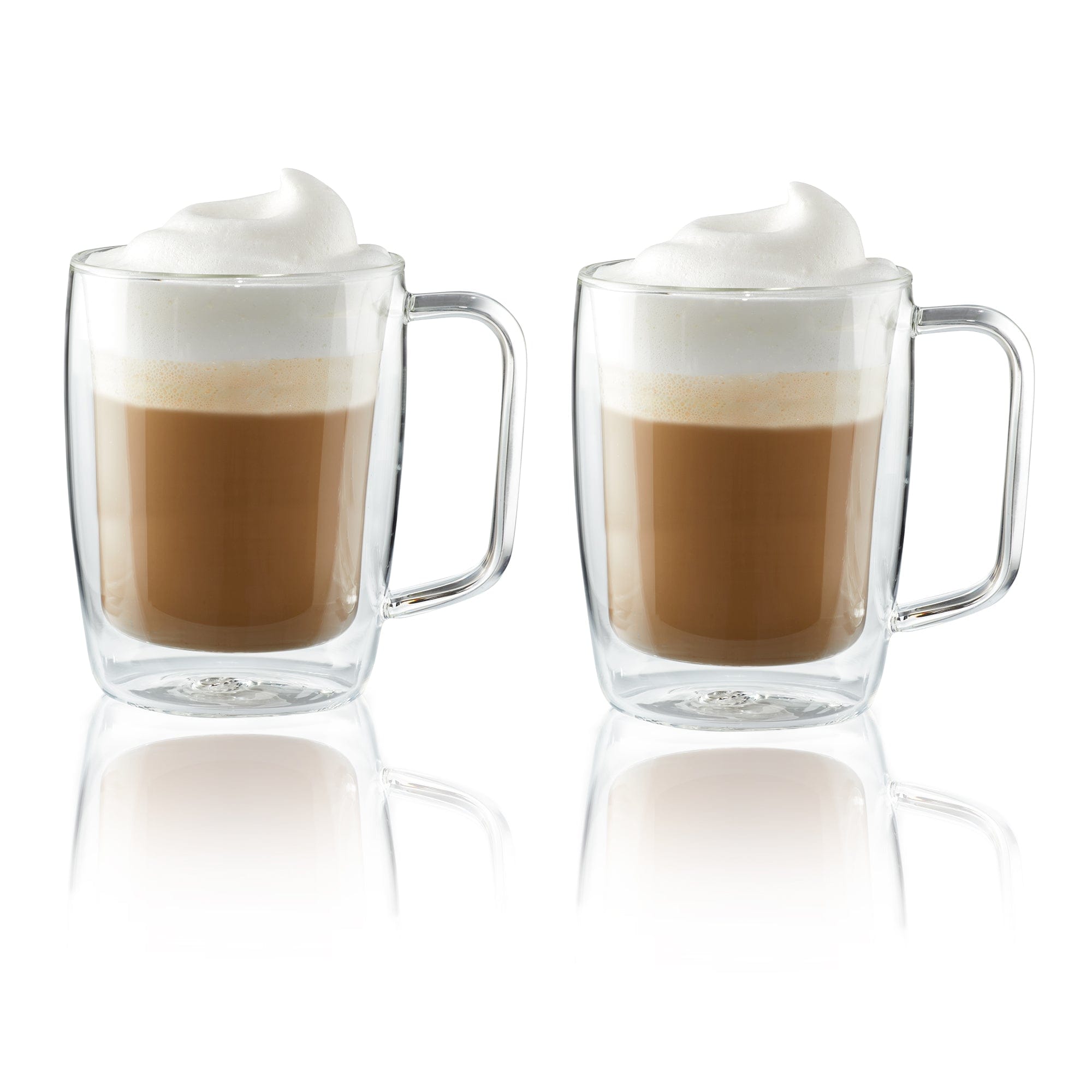 Henckels Cafe Roma 2-pc Double-Wall Glassware 15oz. Glass Latte Mug Set