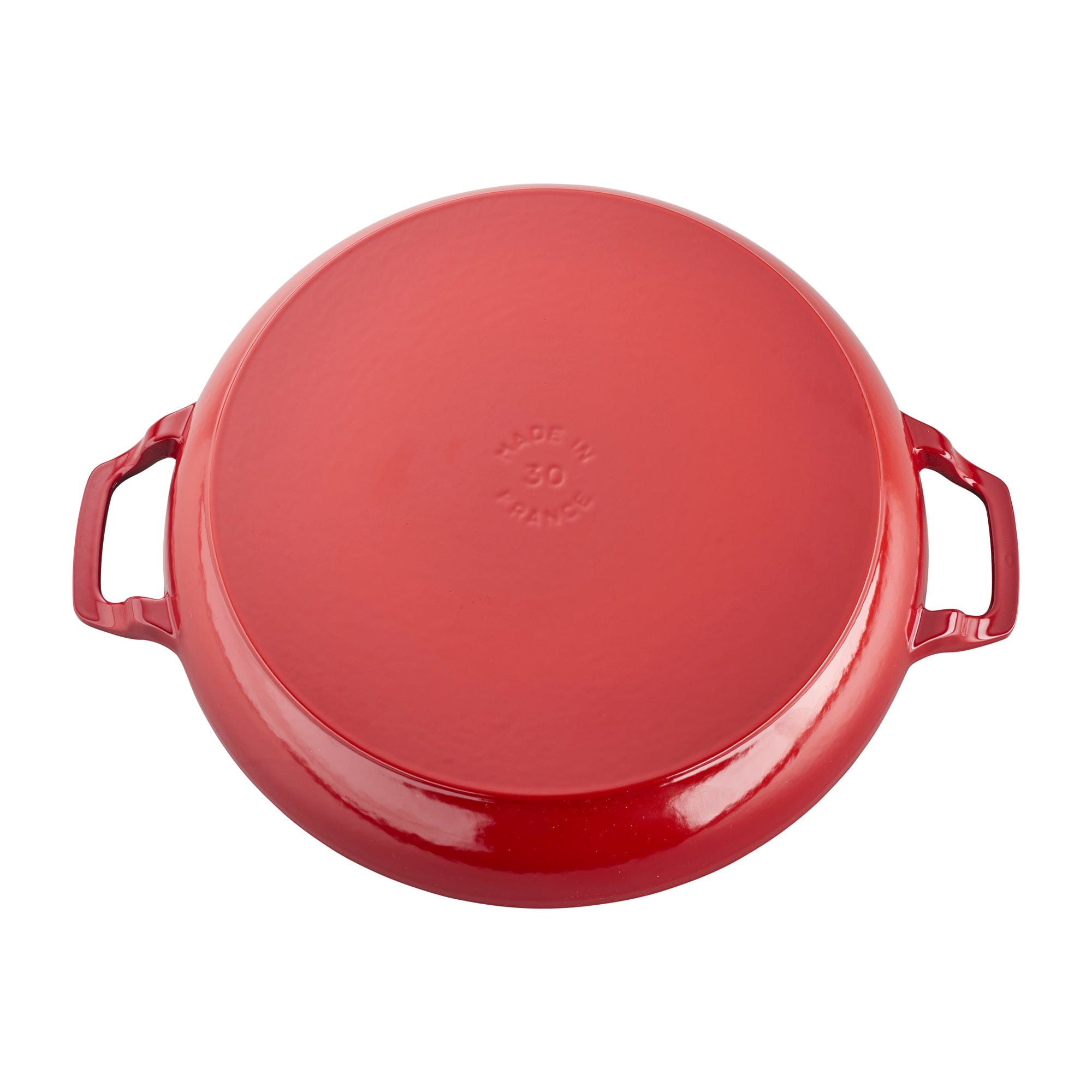 Staub Cast Iron Braiser, Dutch Oven, 3.5-quart, serves 3-4, Made in France, Cherry