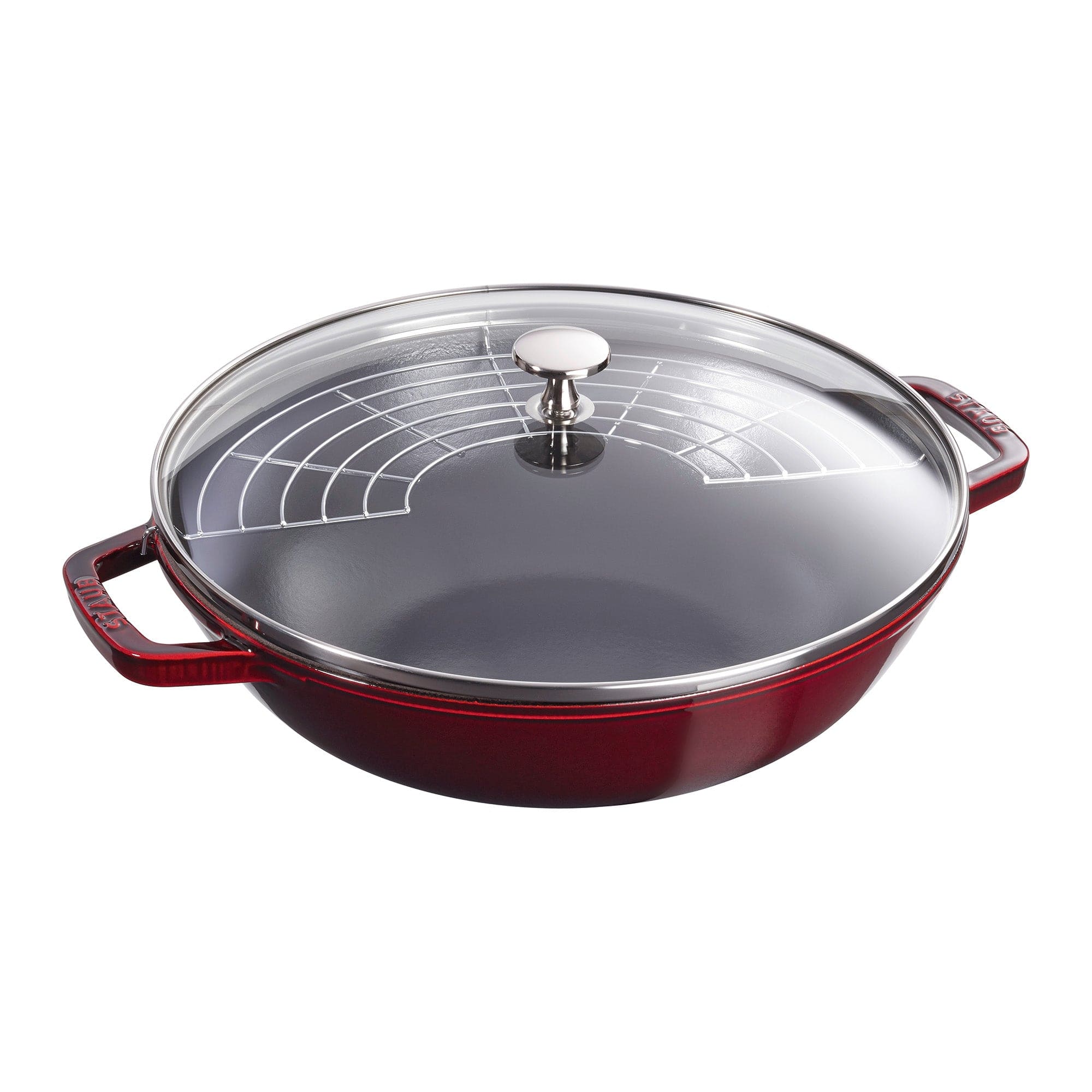 Staub Cast Iron 4.5-qt Perfect Pan - Grenadine