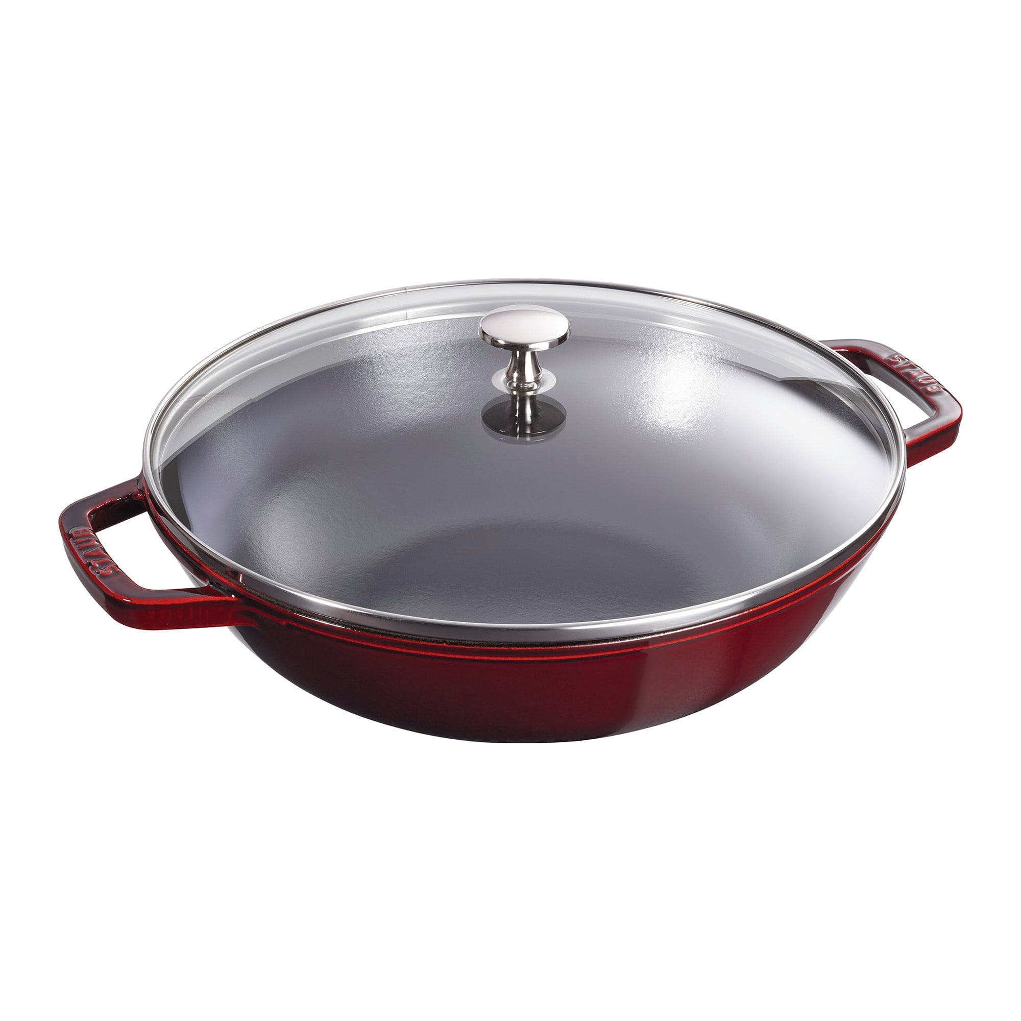 Staub Cast Iron 4.5-qt Perfect Pan - Grenadine