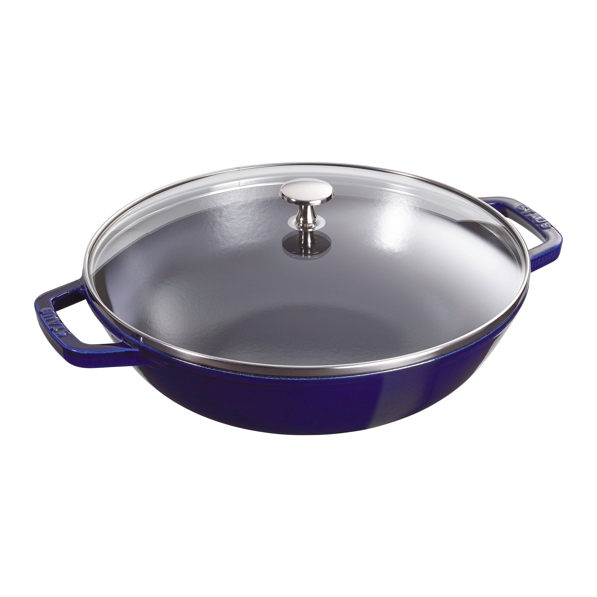 Staub Cast Iron 4.5-qt Perfect Pan - Dark Blue