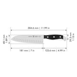 Henckels Statement 7-inch Hollow Edge Santoku Knife
