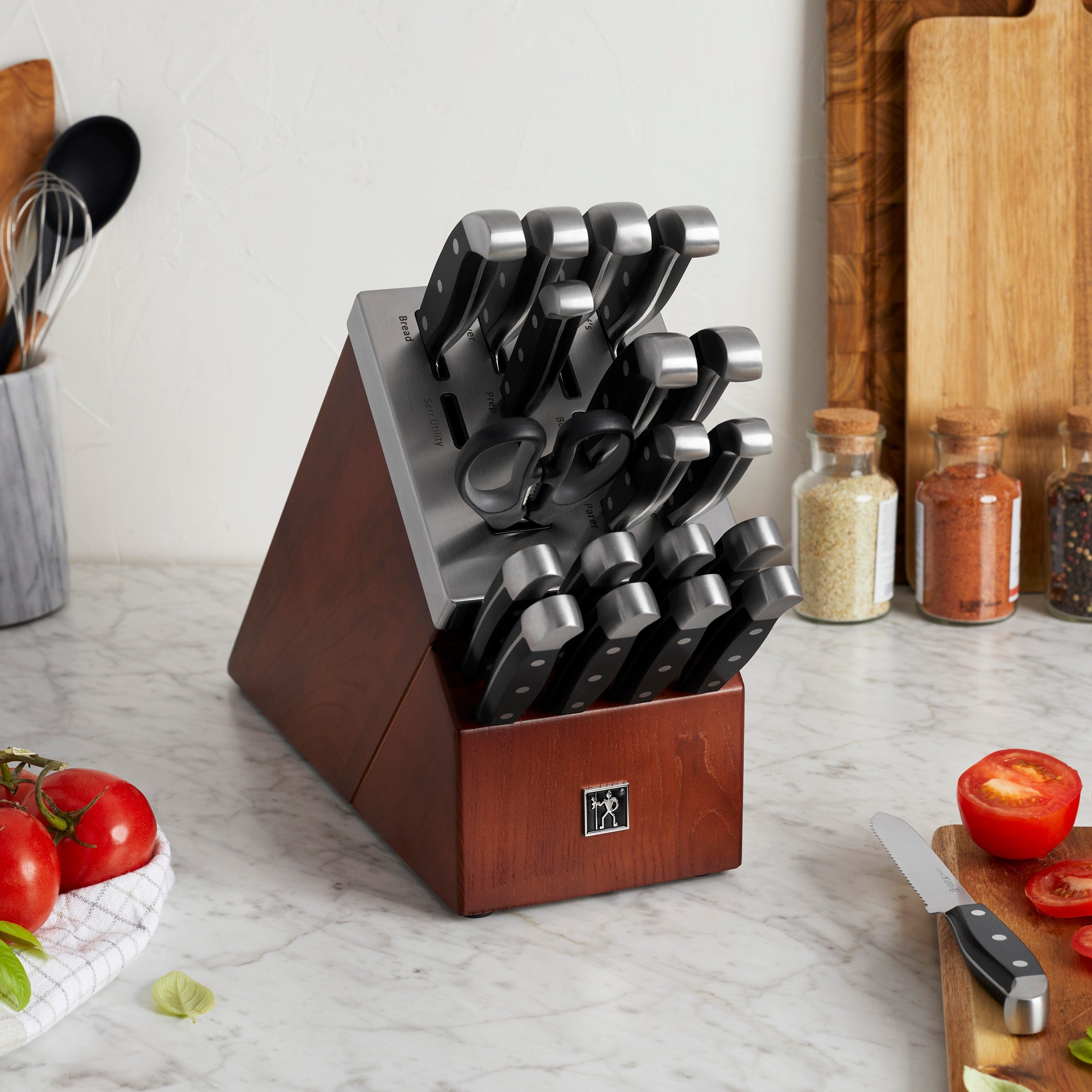 Henckels Statement 20-pc Knife Block Set - Dark Brown